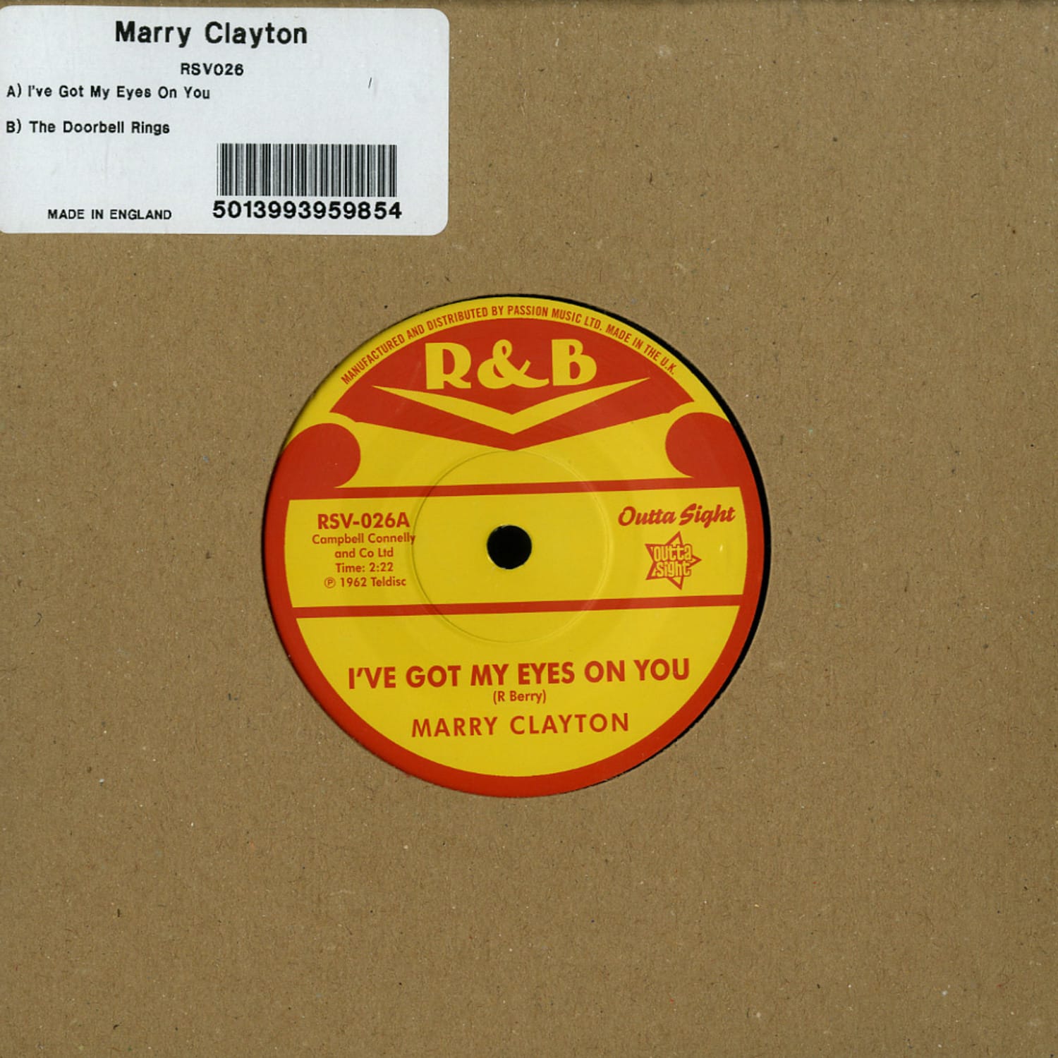 Marry Clayton - I HAVE GOT MY EYES ON YOU / THE DOORBELL 