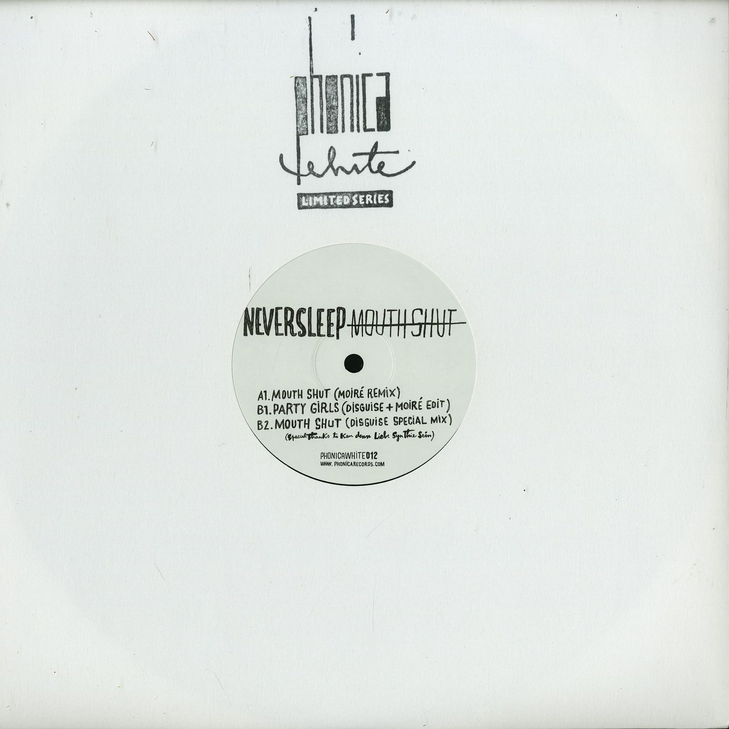 Neversleep - MOUTH SHUT EP