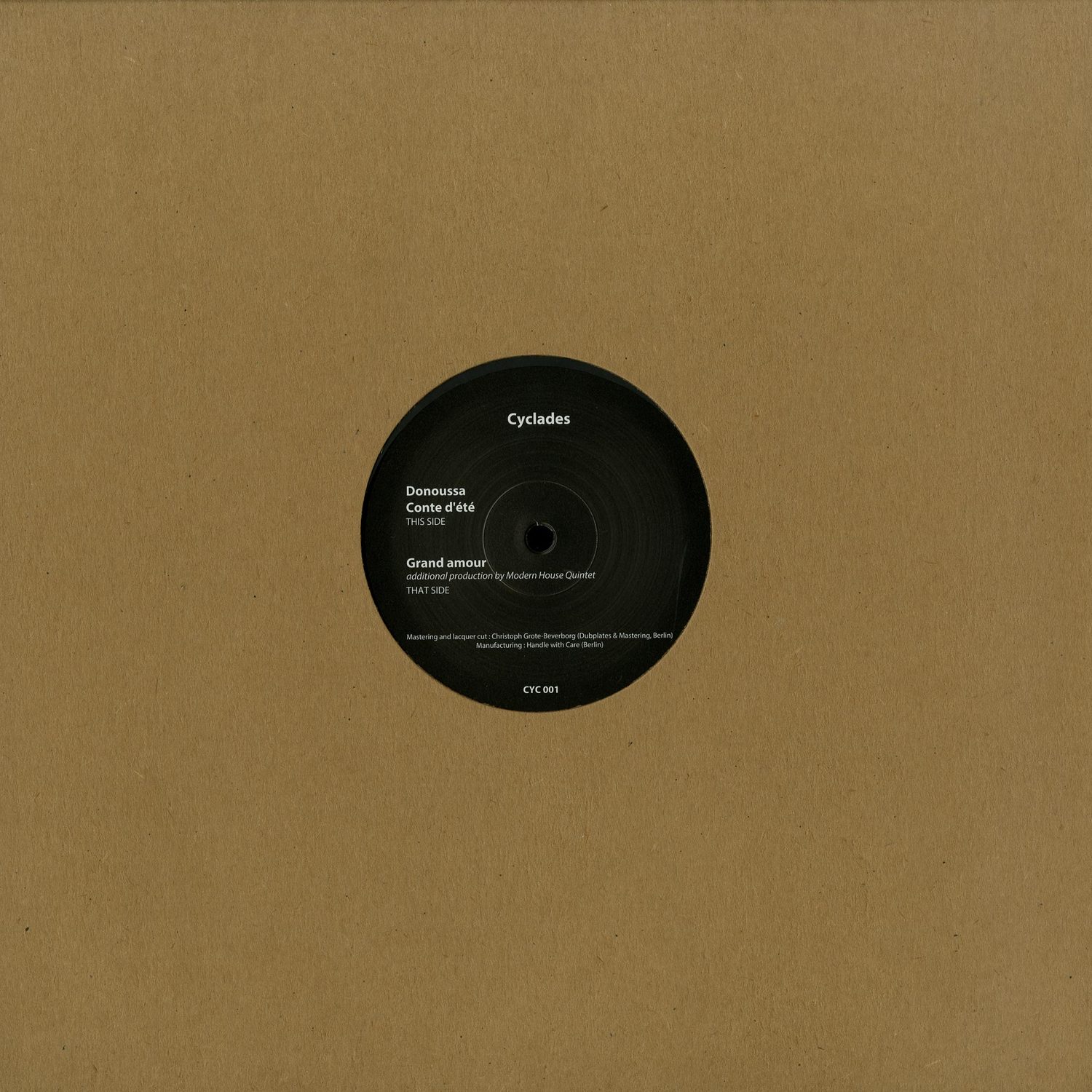 Cyclades - DONOUSSA EP