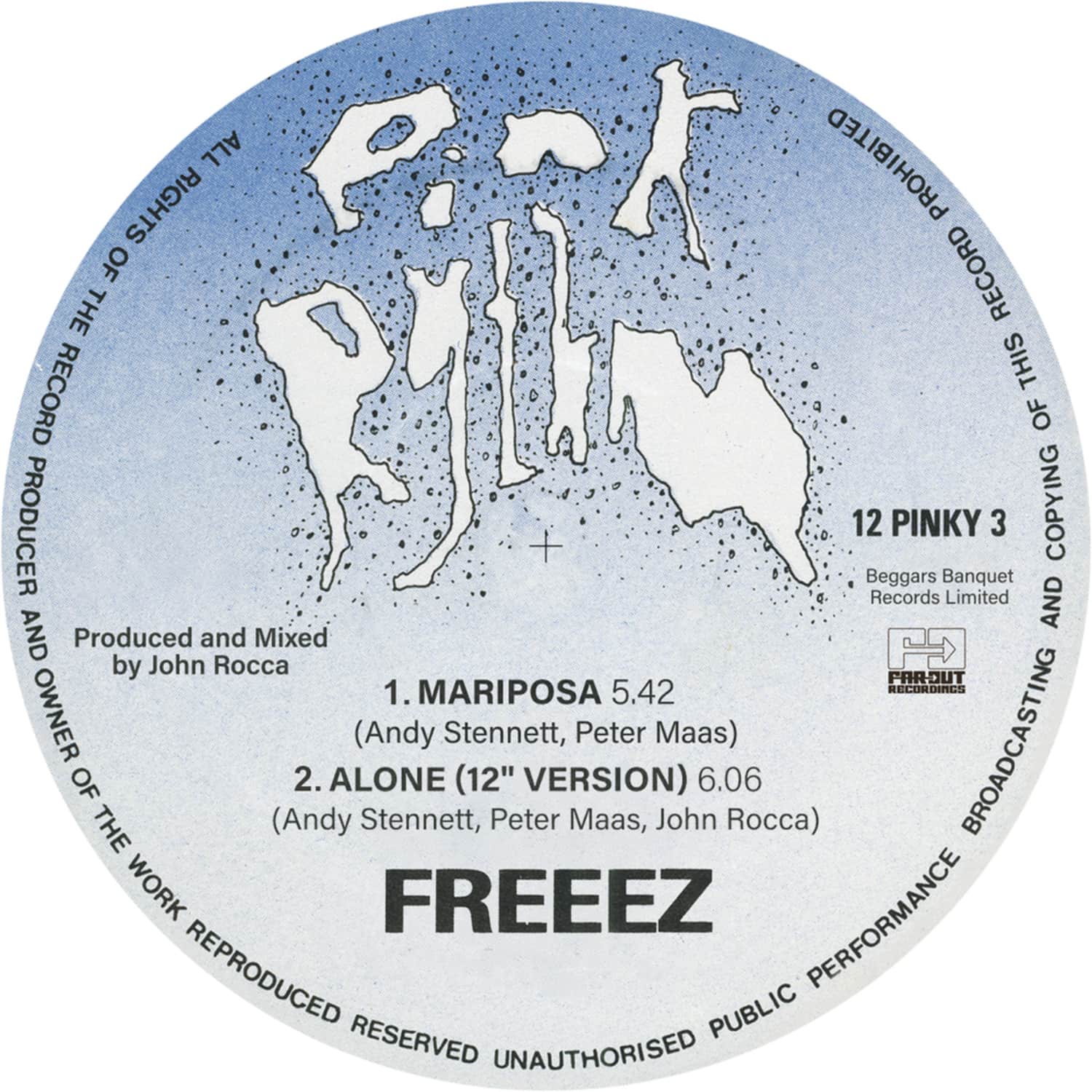 Freeez - MARIPOSA / ALONE