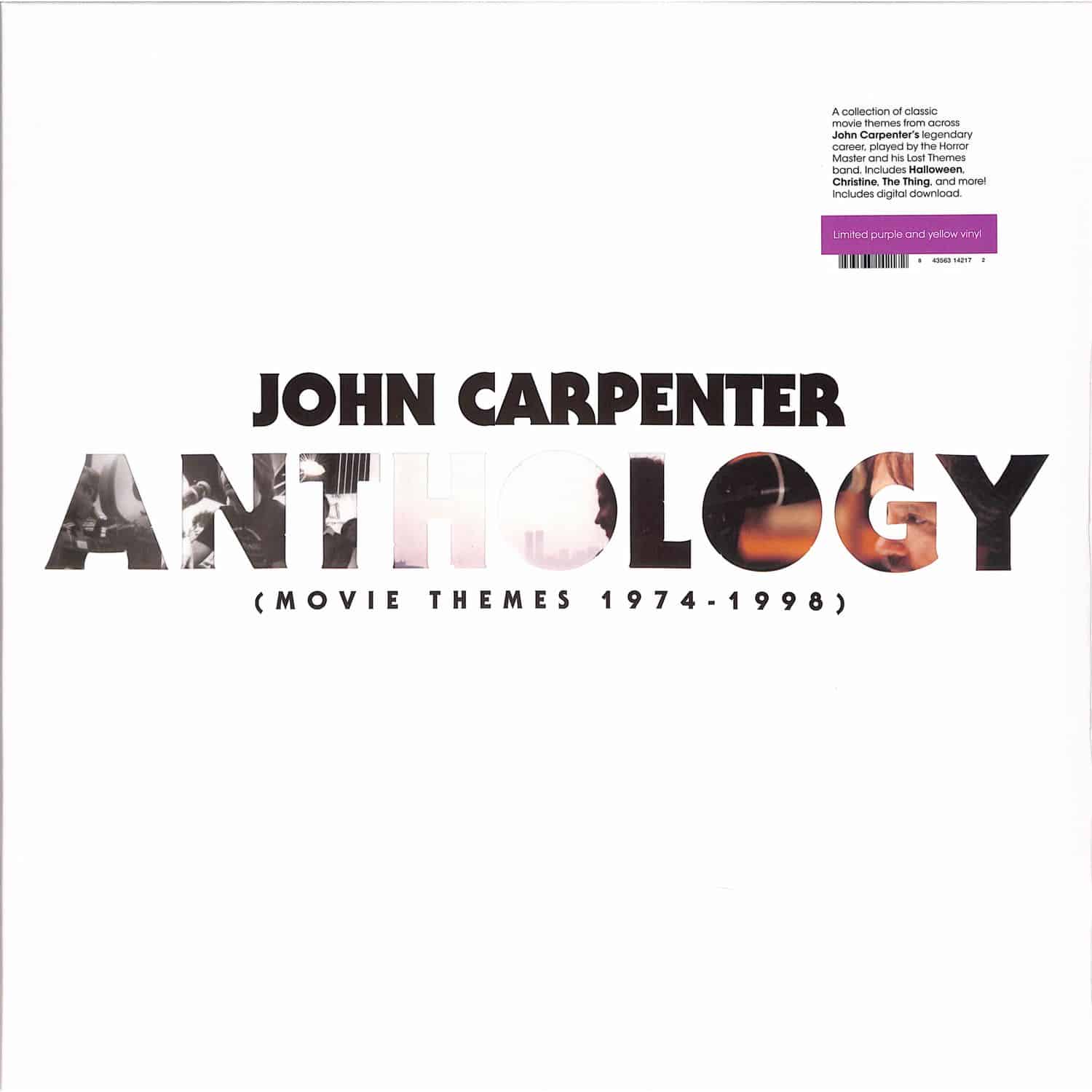 John Carpenter - ANTHOLOGY: MOVIE THEMES 1974-1998 