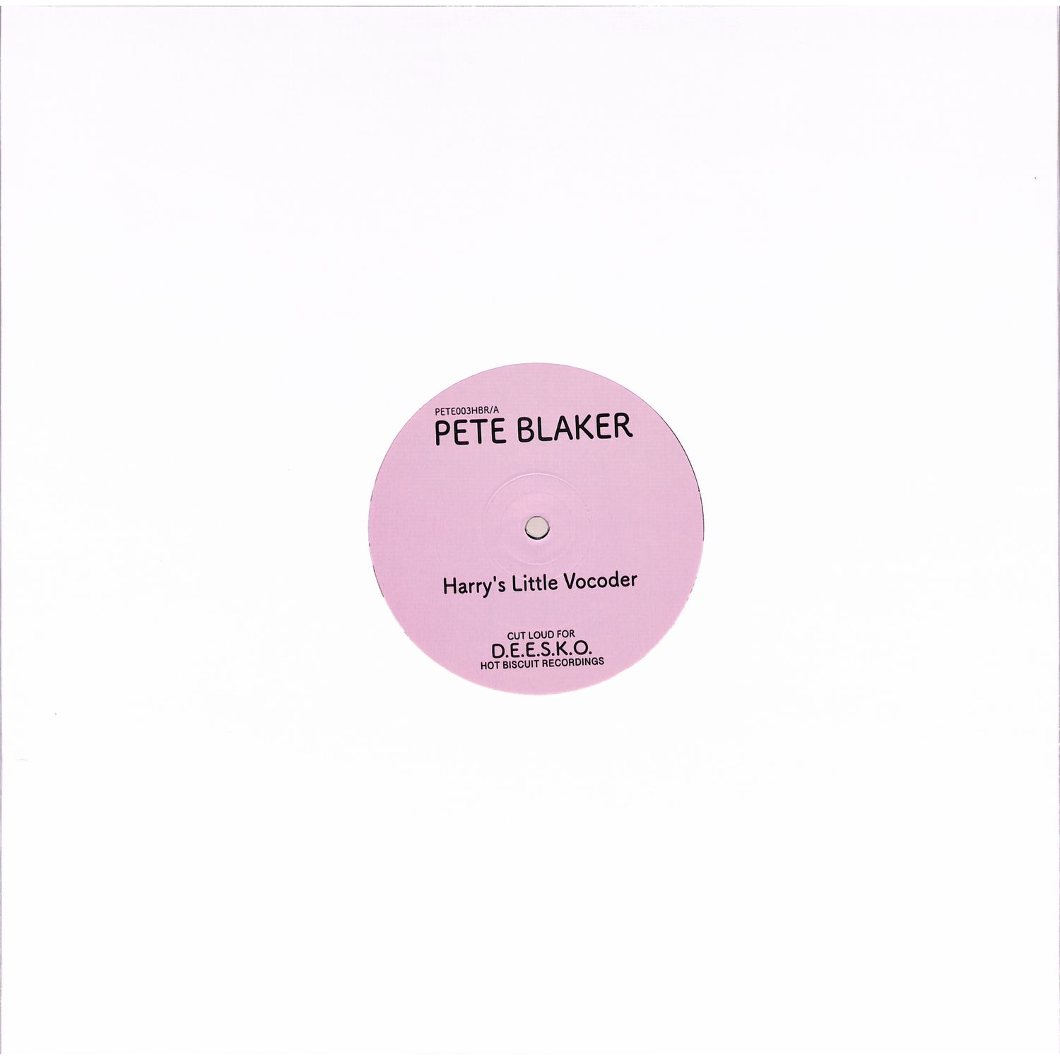 Pete Blaker - HARRYS LITTLE VOCODER / NEVERENDING 