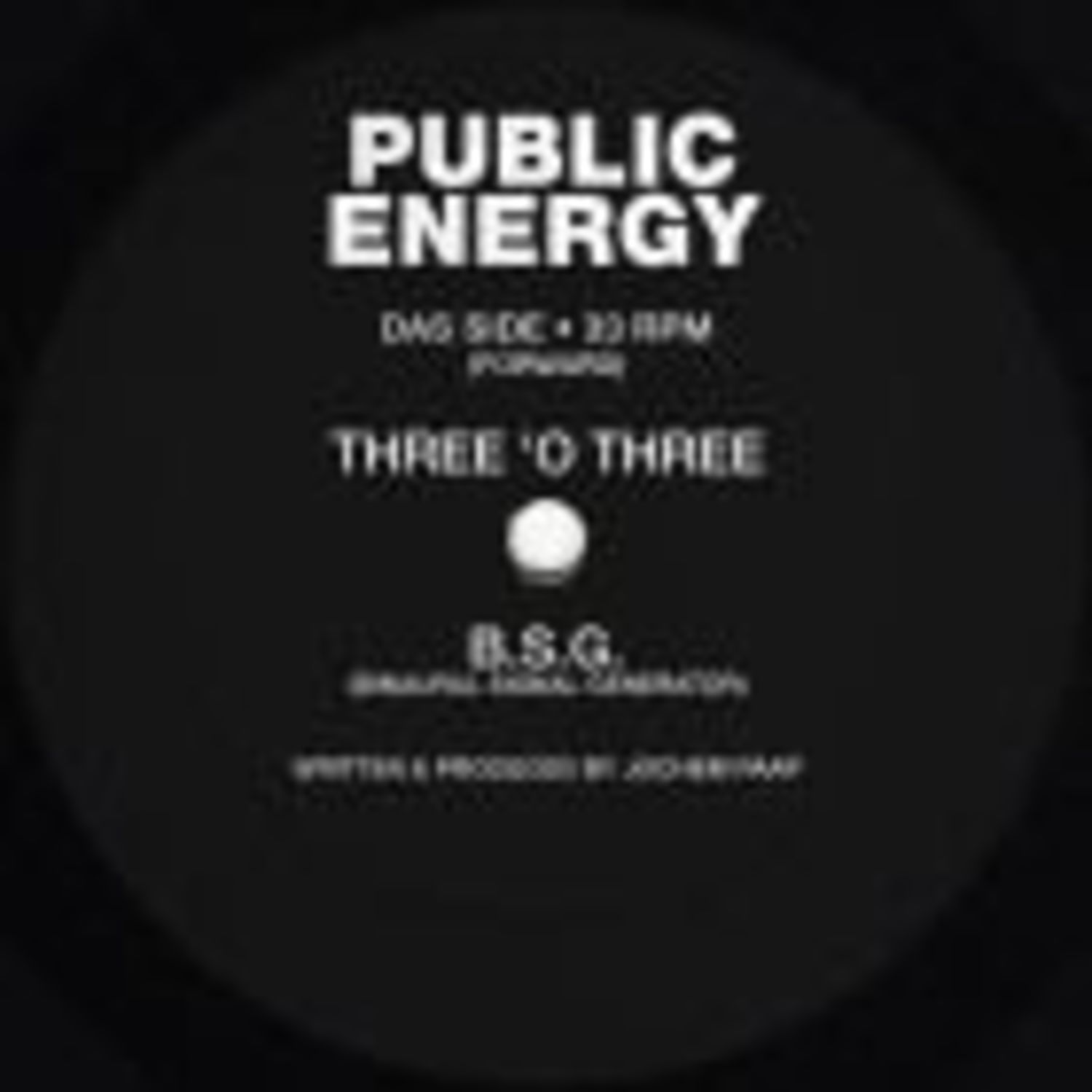 Public Energy - THREE O THREE