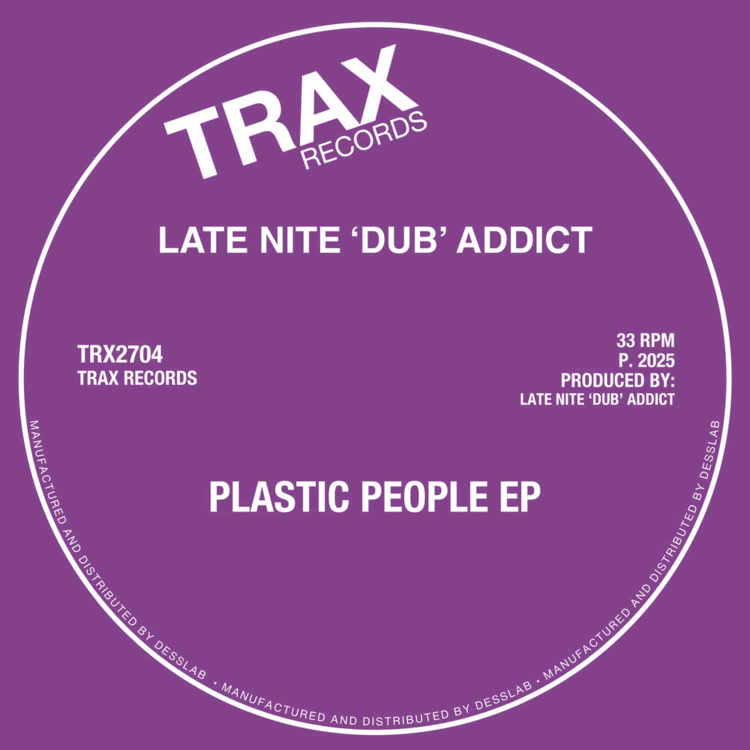 Late Nite Dub Addict - PLASTIC PEOPLE EP 