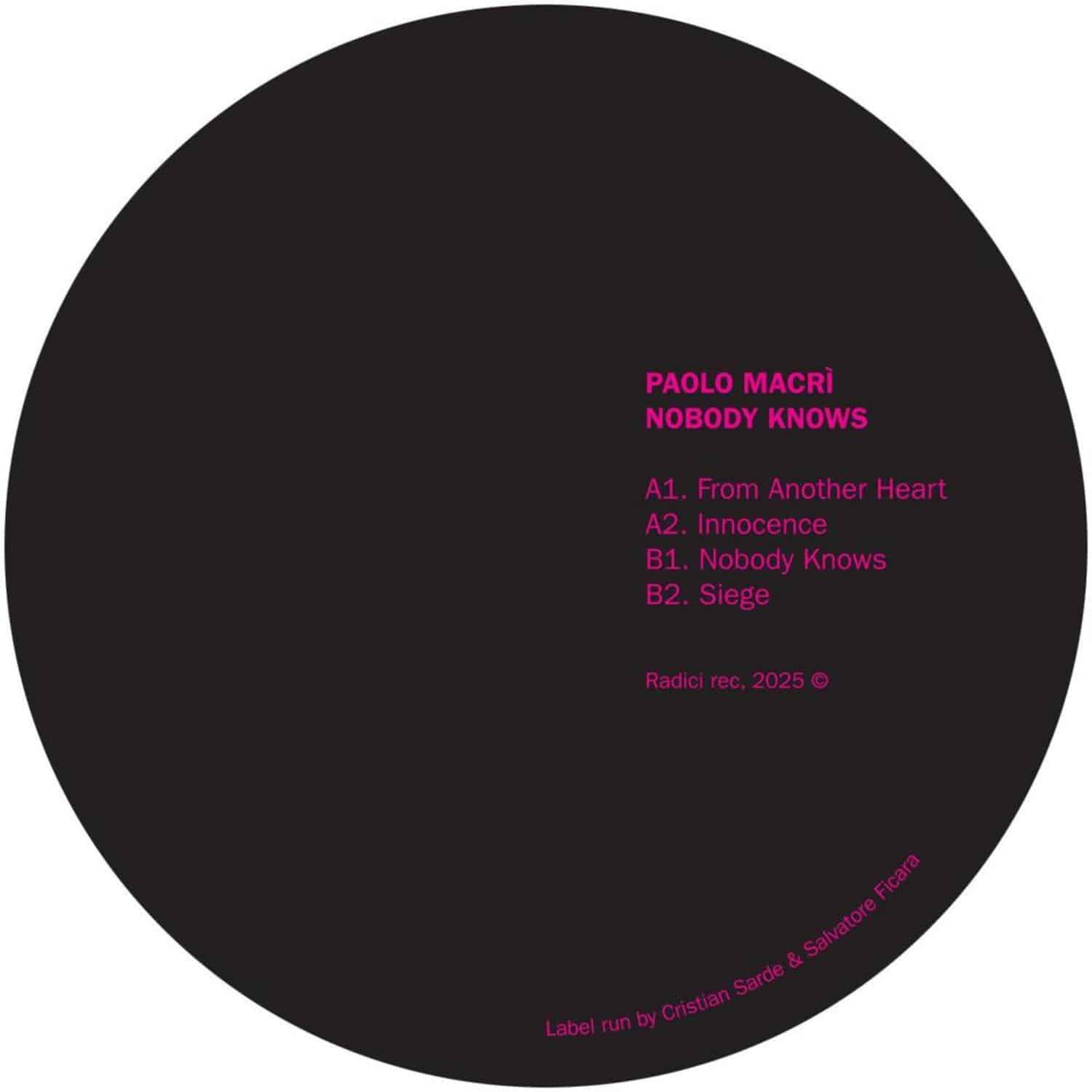 Paolo Macr - NOBODY KNOWS