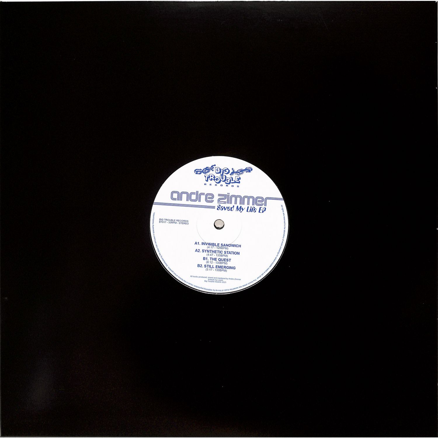 Andre Zimmer - SAVED MY LIFE EP