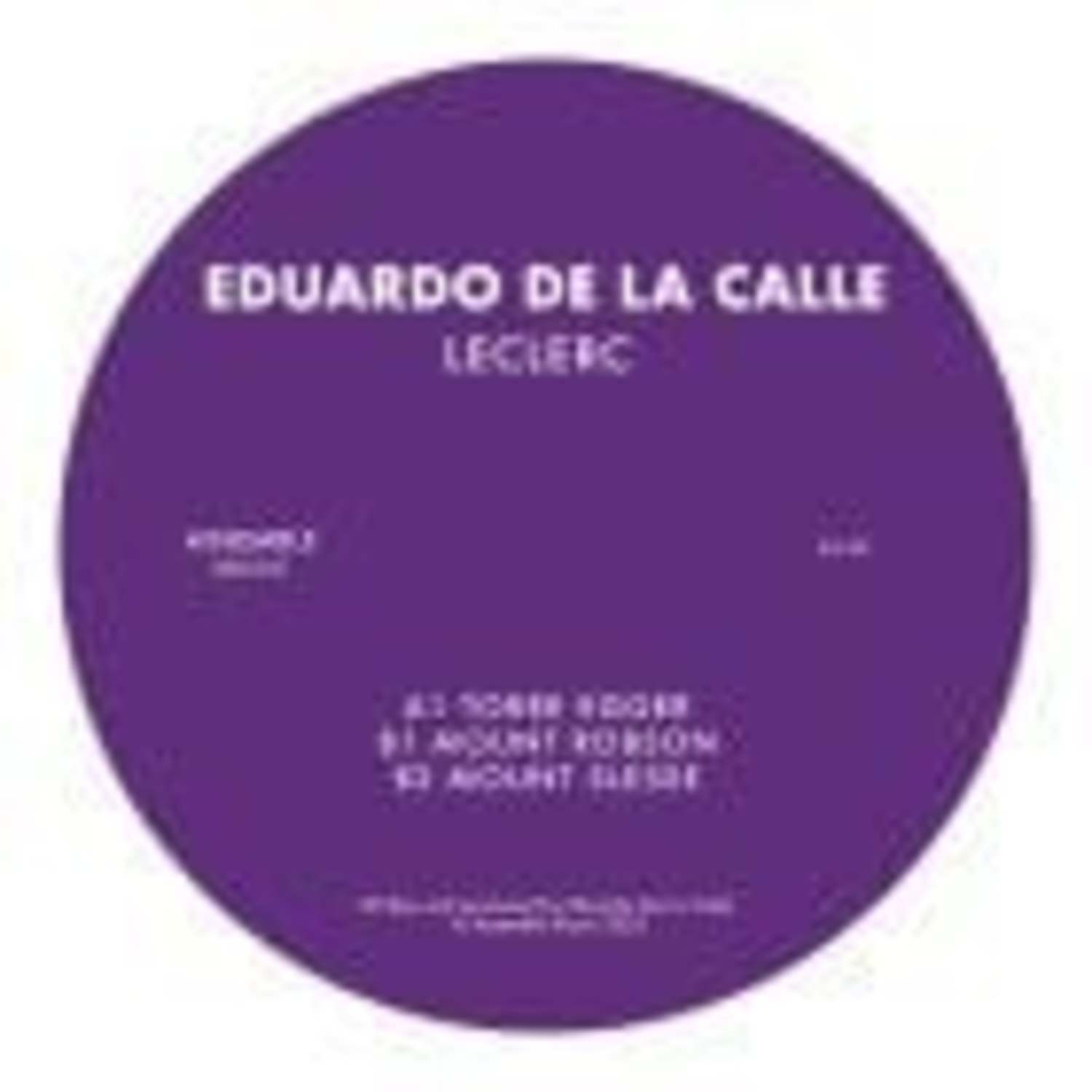 Eduardo De La Calle - LECLERC EP