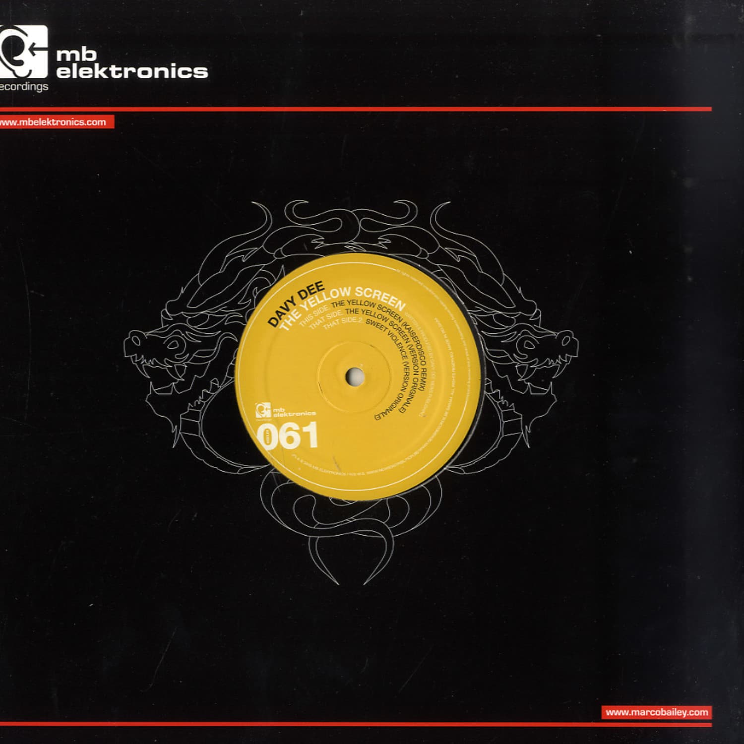 Davy Dee - THE YELLOW SCREEN 