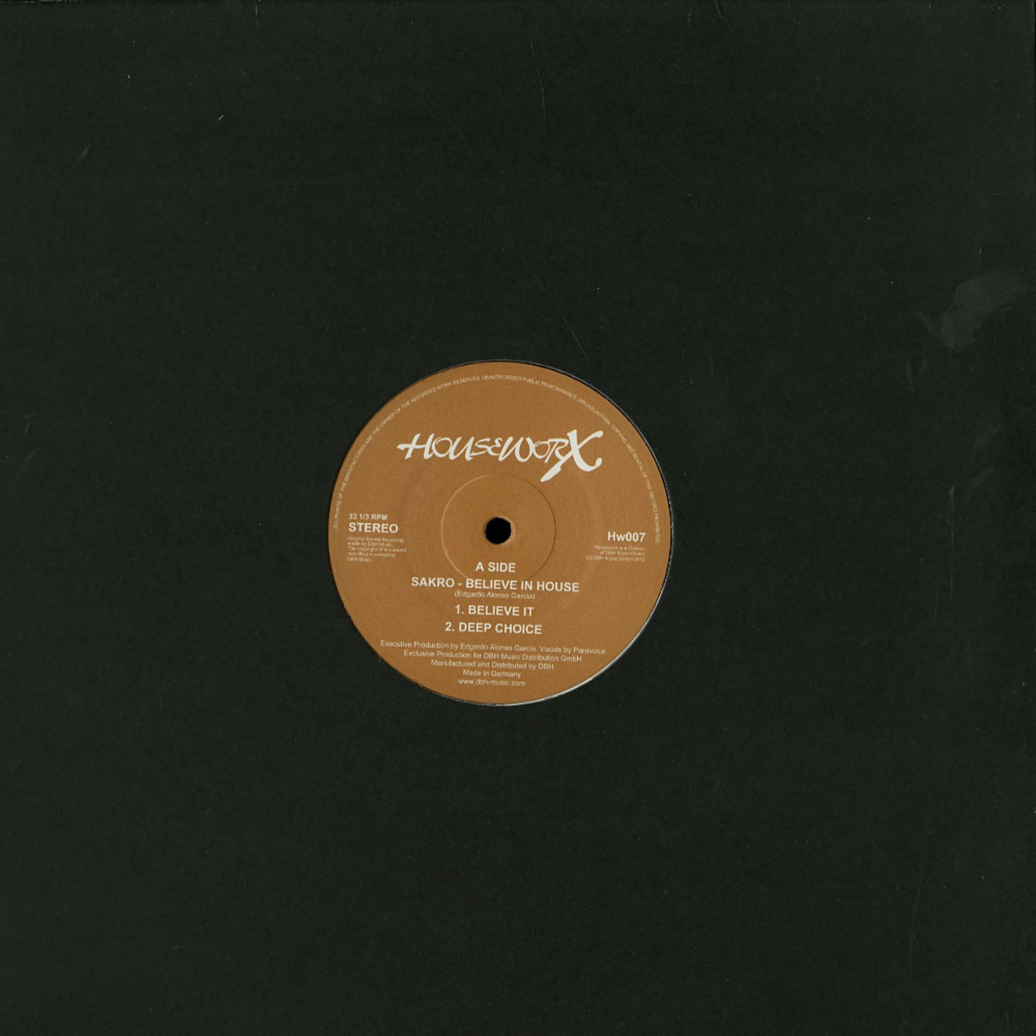 Sakro - BELIEVE IN HOUSE EP