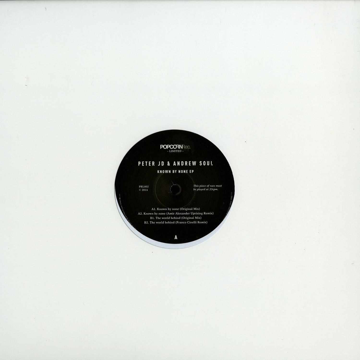 Peter JD and Andrew Soul - KNOWN BY NONE EP AMIR ALEXANDER REMIX