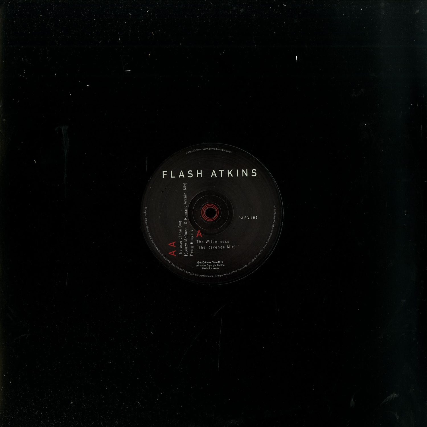 Flash Atkins - THE LIFE AND TIMES - VINYL SAMPLER 1