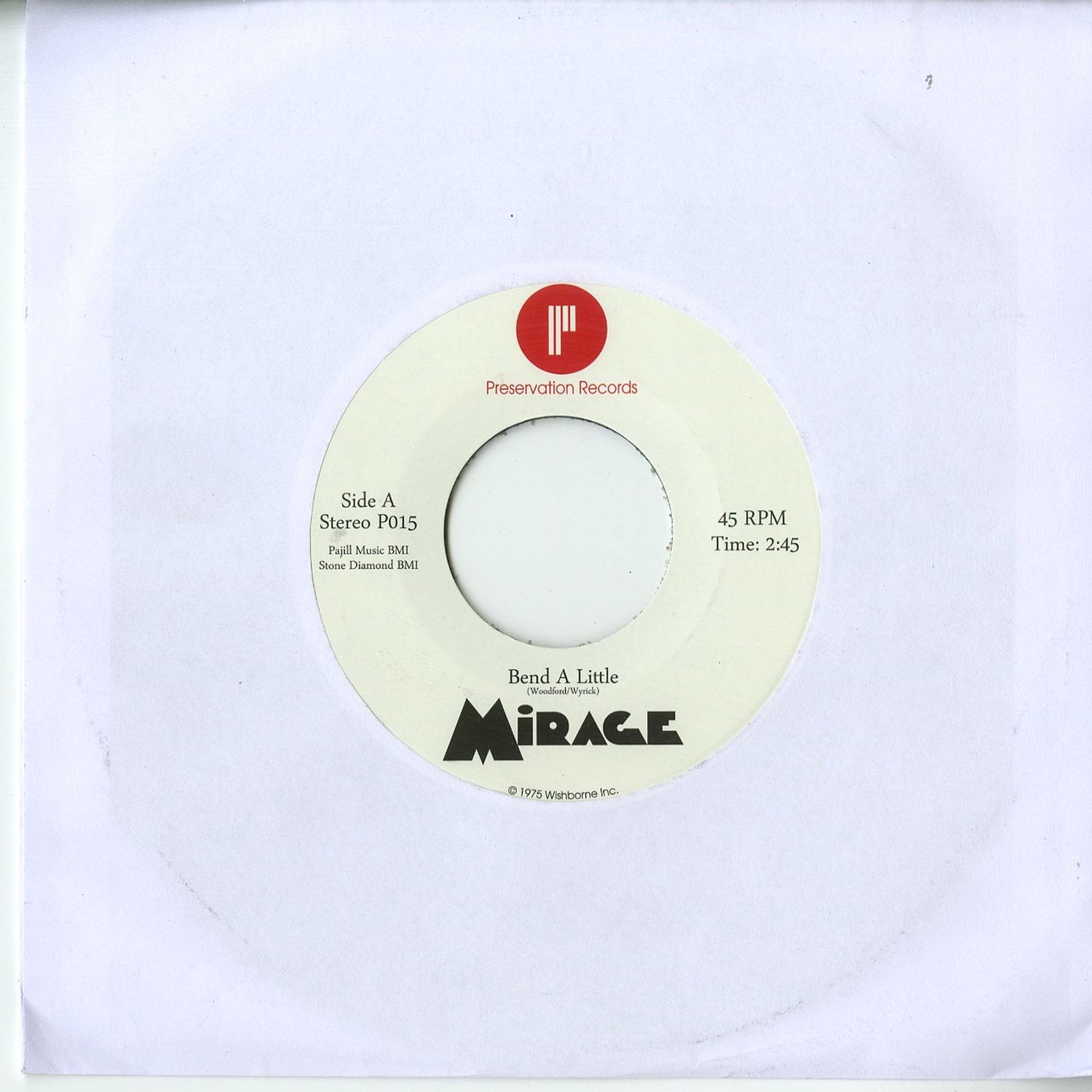 Mirage - BEND A LITTLE / I VE GOT THE NOTION 