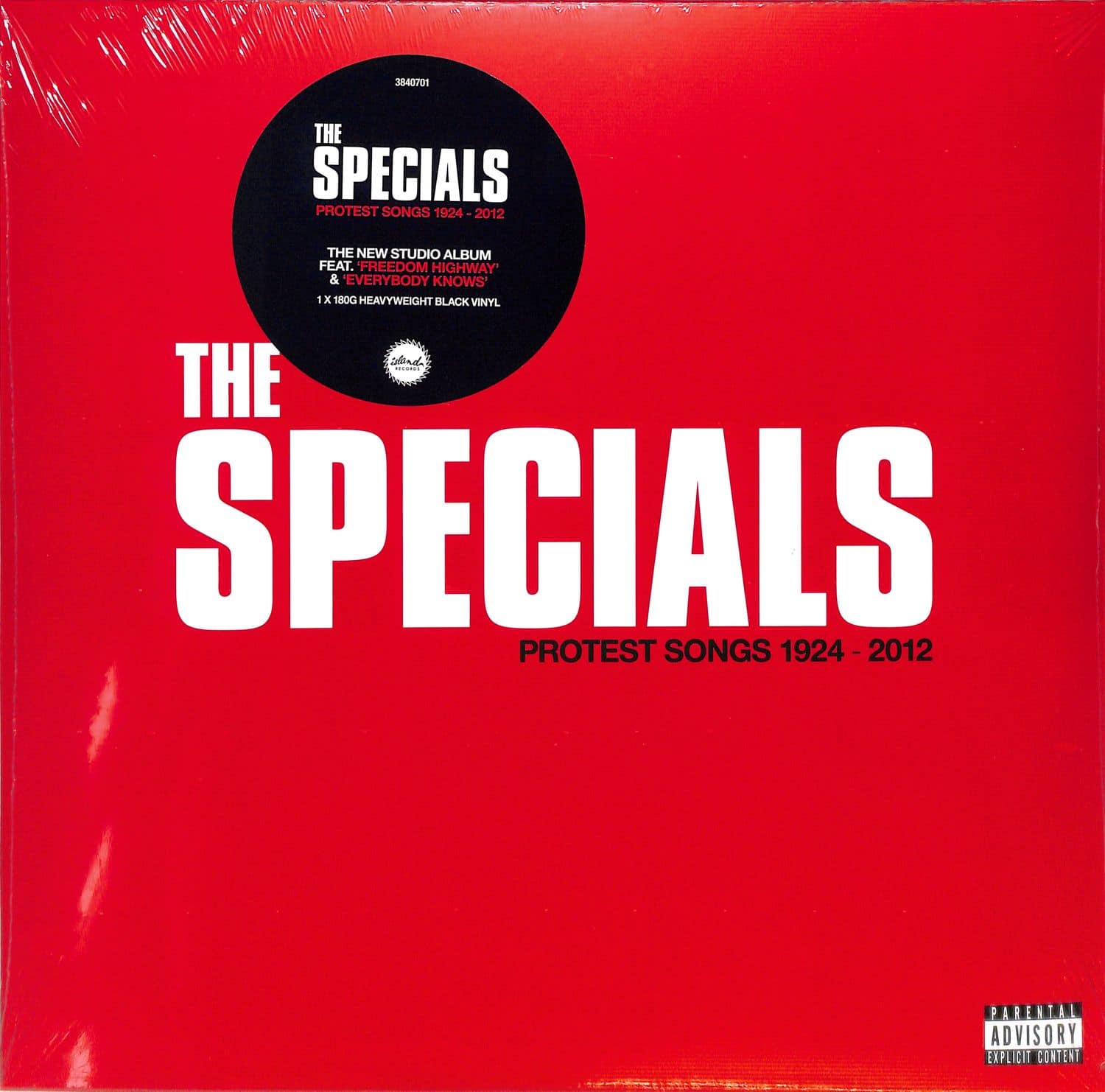 The Specials - PROTEST SONGS 1924-2012 