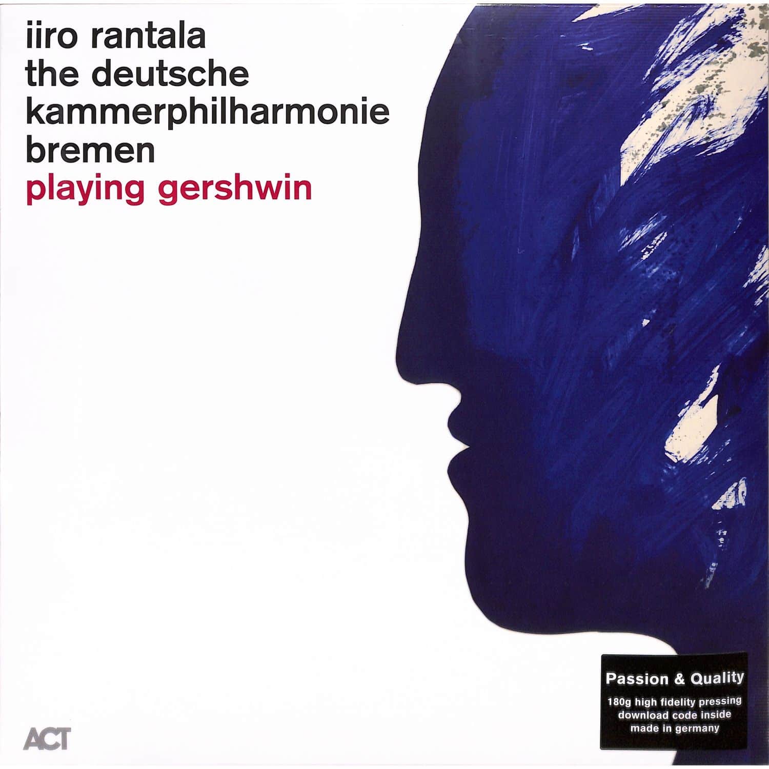 Iiro/Deutsche Kammerphilharmonie Bremen Rantala - PLAYING GERSHWIN 
