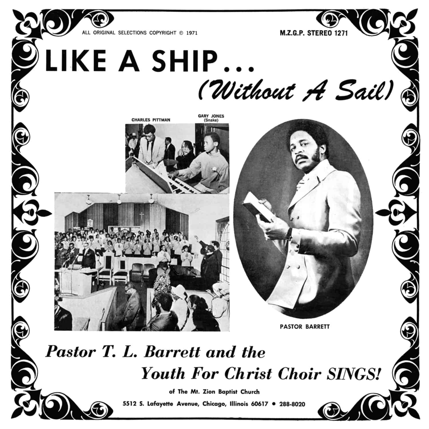 Pastor T.L. Barrett & The Youth for Christ Choir - LIKE A SHIP 
