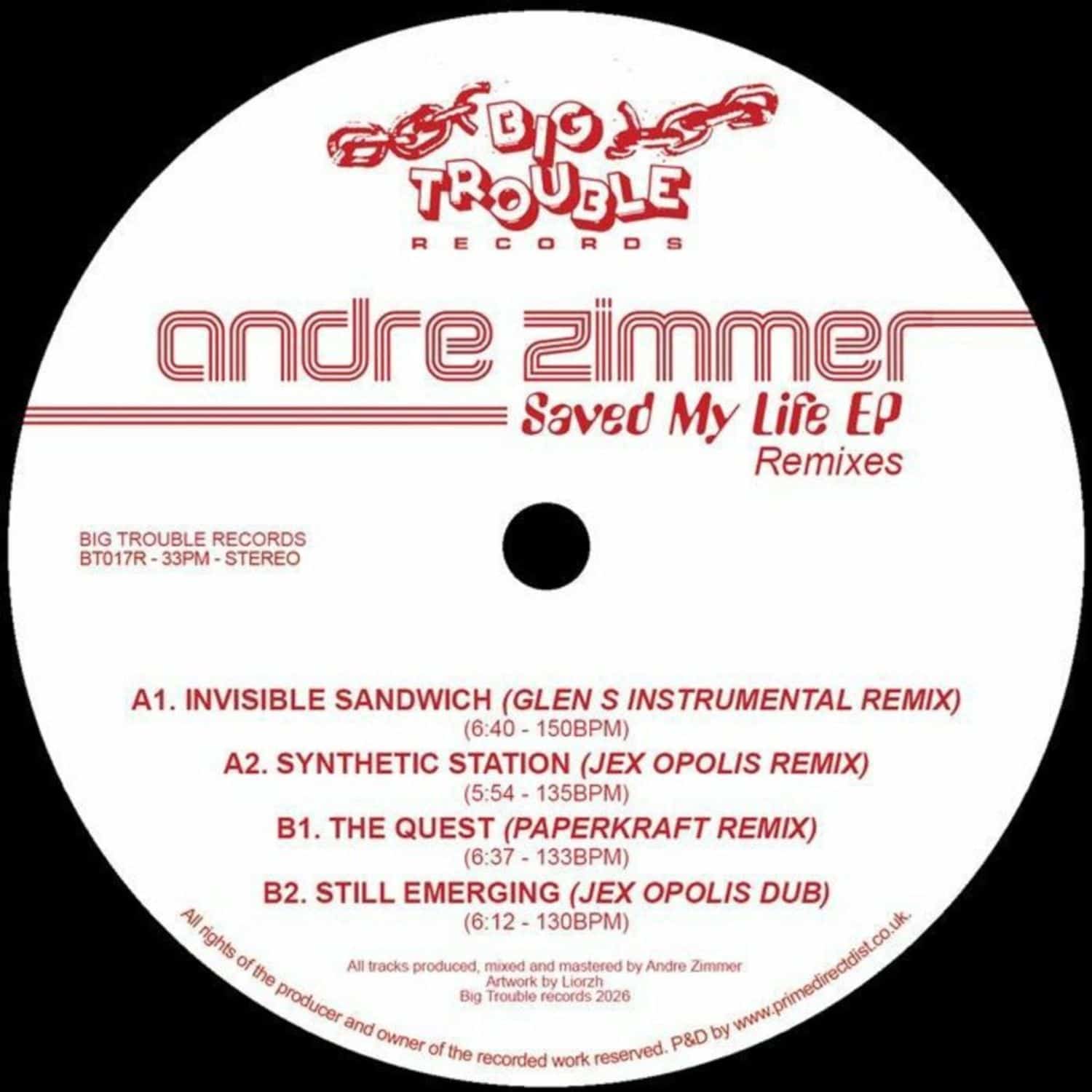 Andre Zimmer - SAVED MY LIFE