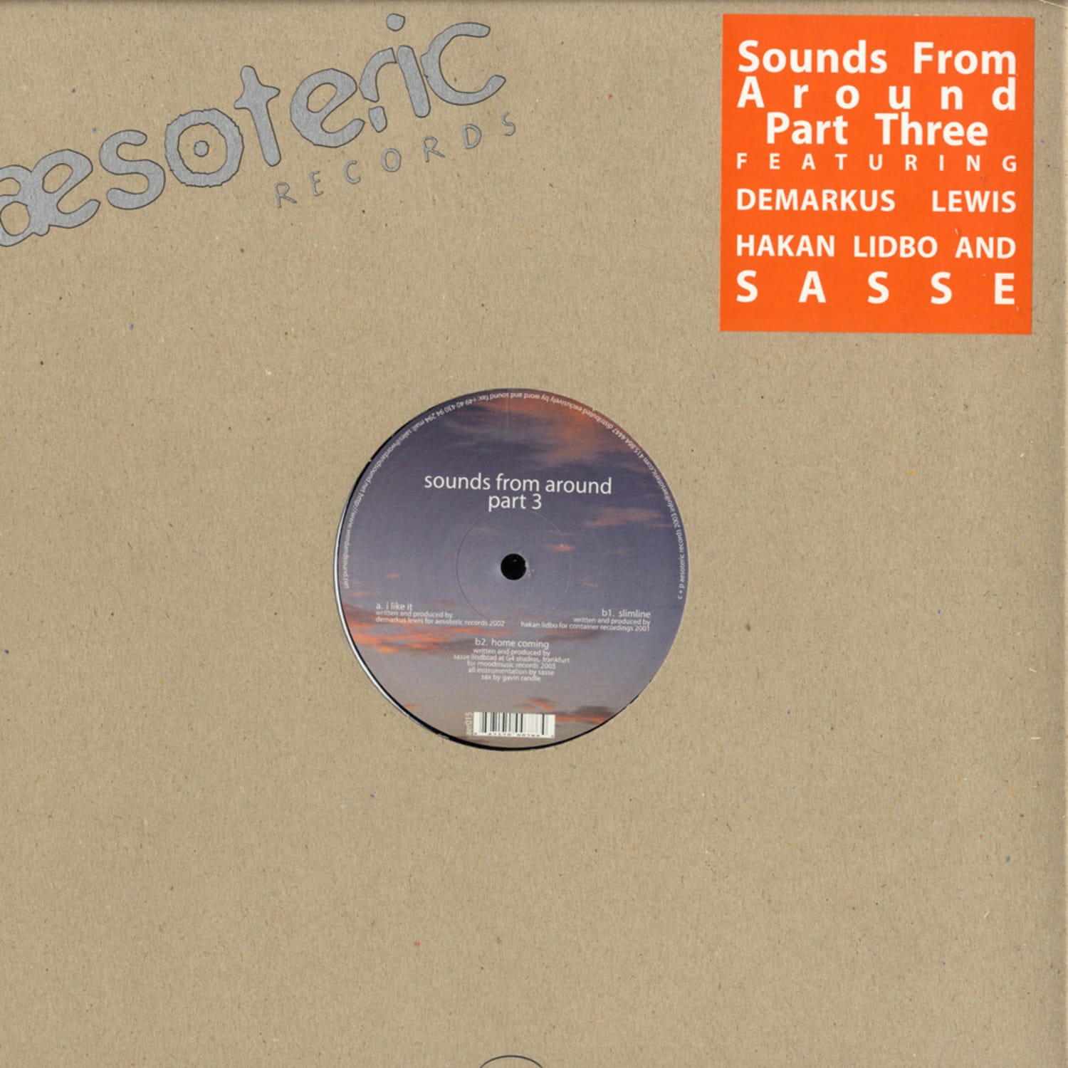 Various Artists - SOUNDS FROM AROUND PART THREE