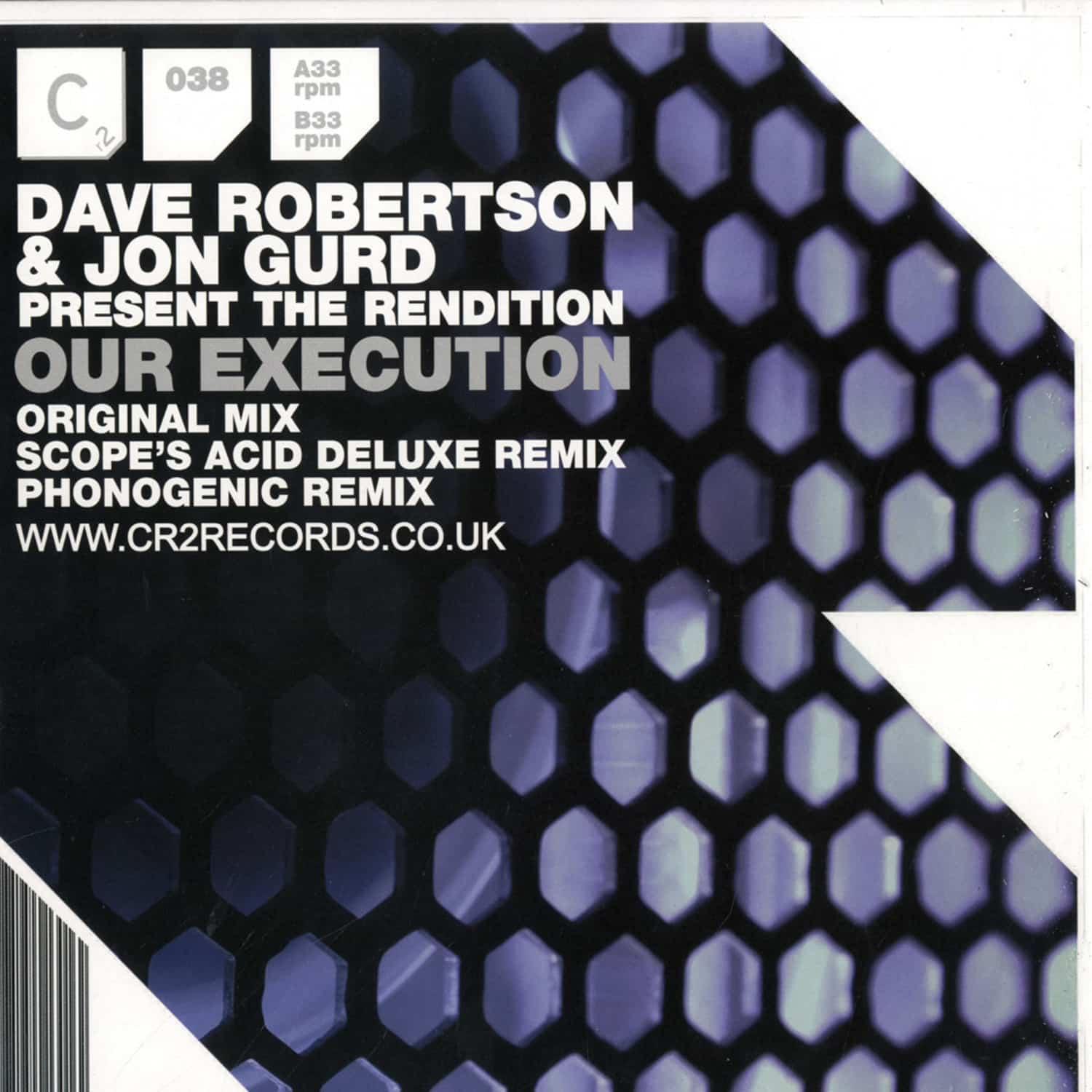 Dave Robertson & Jon Gurd - OUR EXECUTION