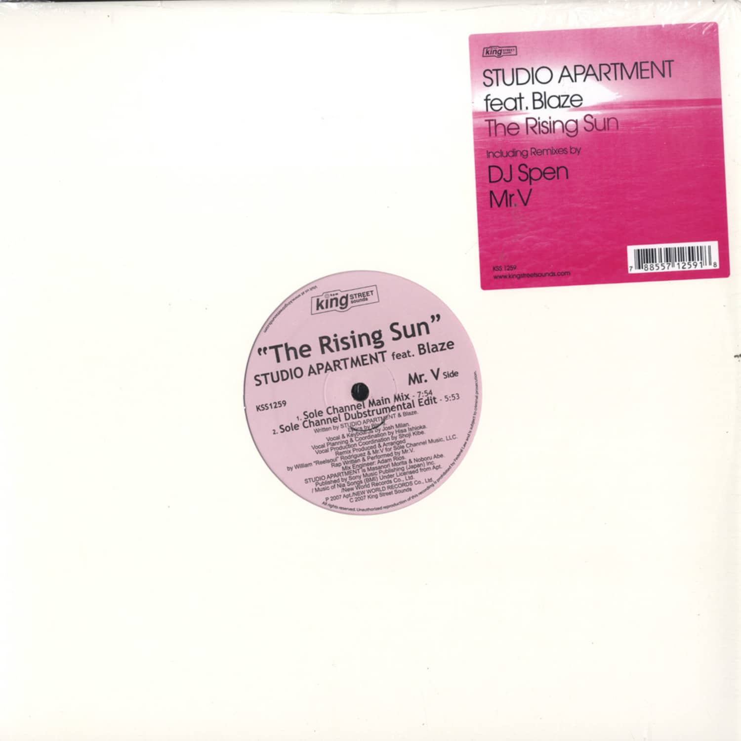 Studio Apt Ft. Blaze - RISING SUN/ MR. V & DJ SPEN RMXS