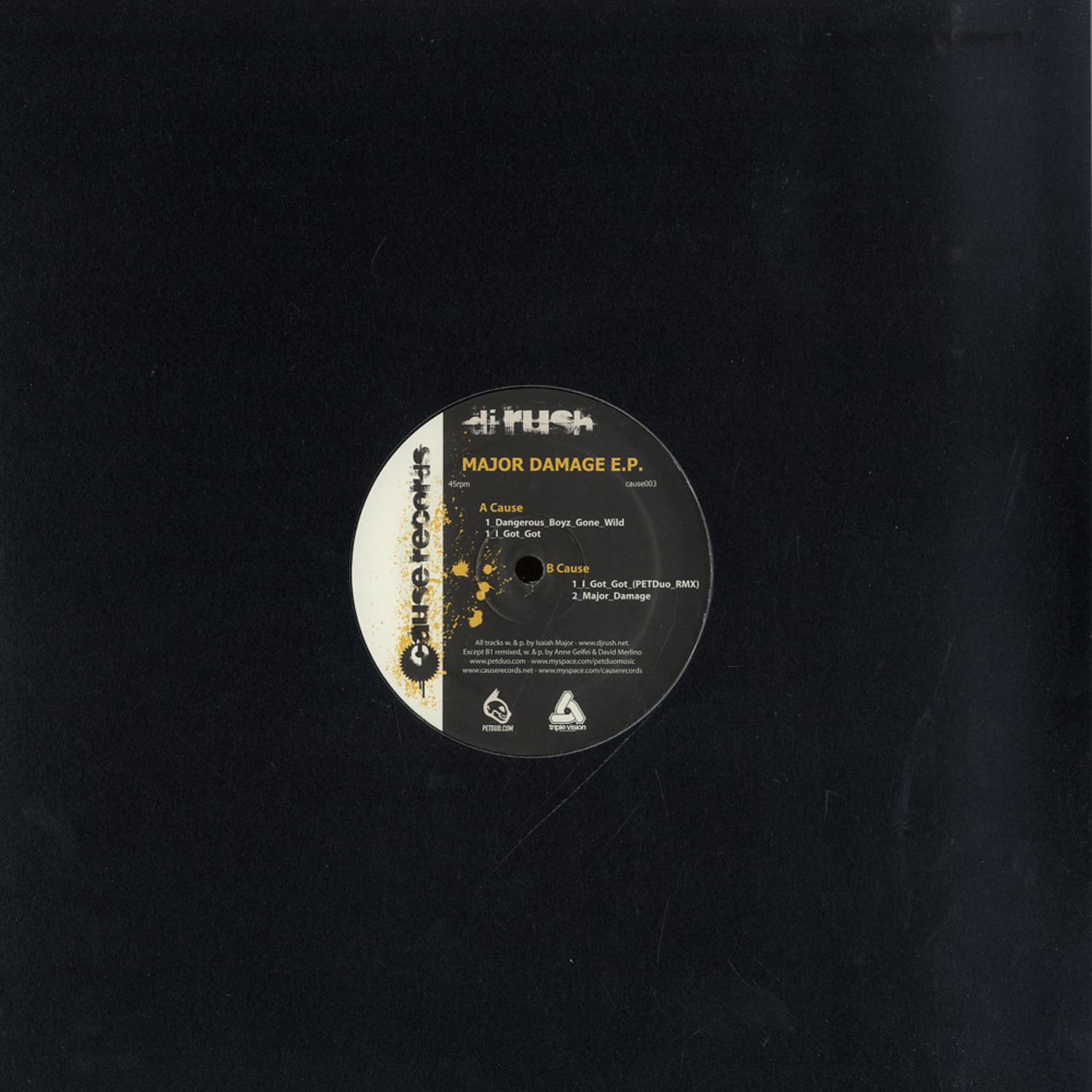 DJ Rush - MAJOR DAMAGE EP