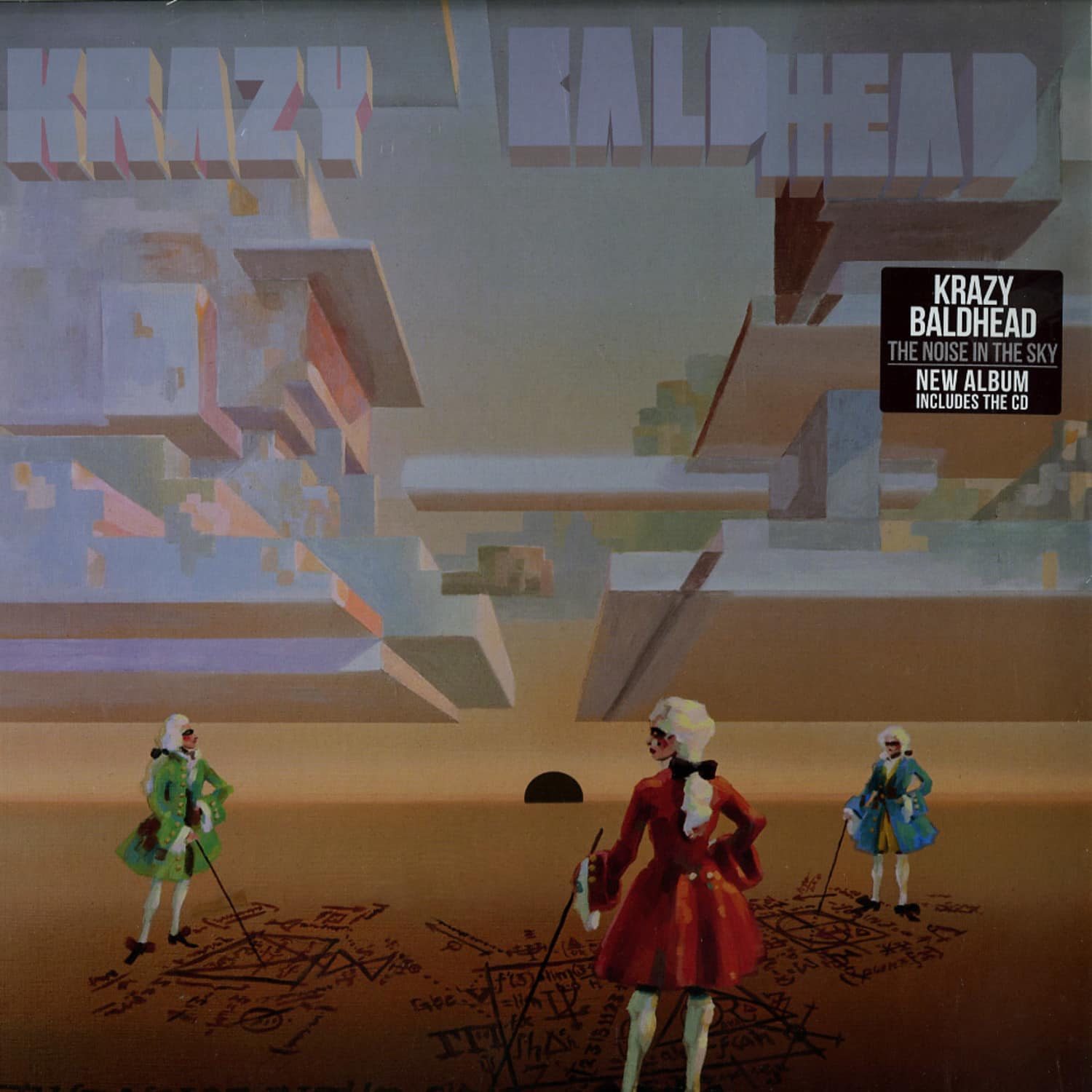 Krazy Baldhead - THE NOISE IN THE SKY LP 