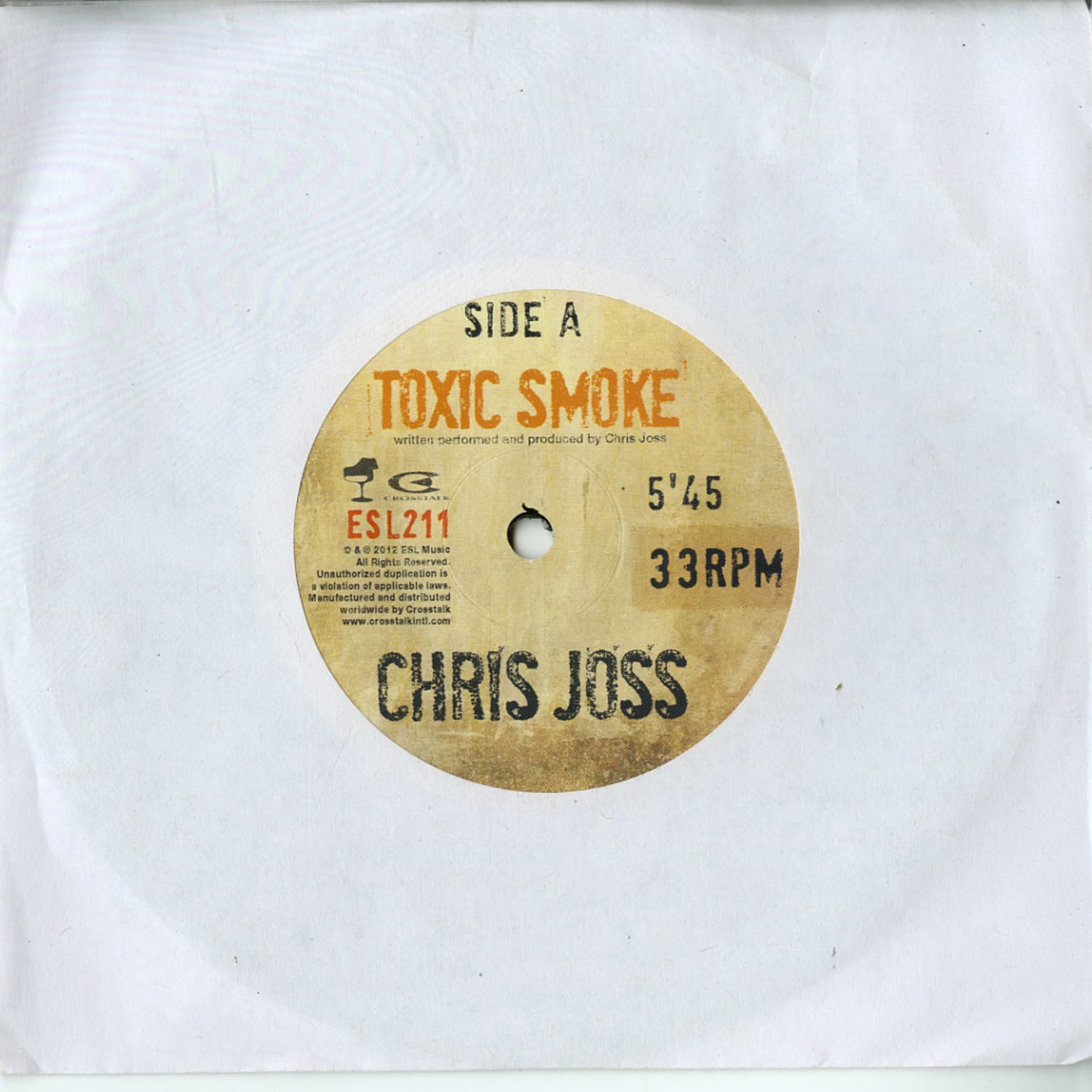 Chris Joss - TOXIC SMOKE 