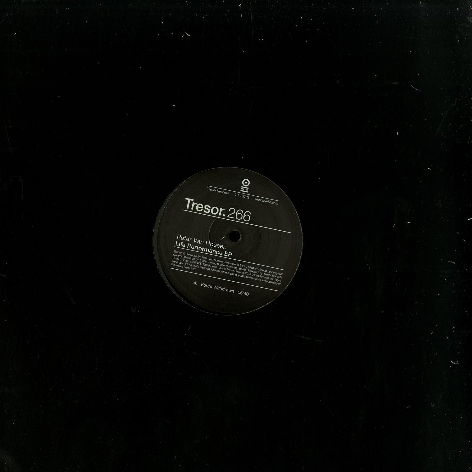 Peter Van Hoesen - LIFE PERFORMANCE EP