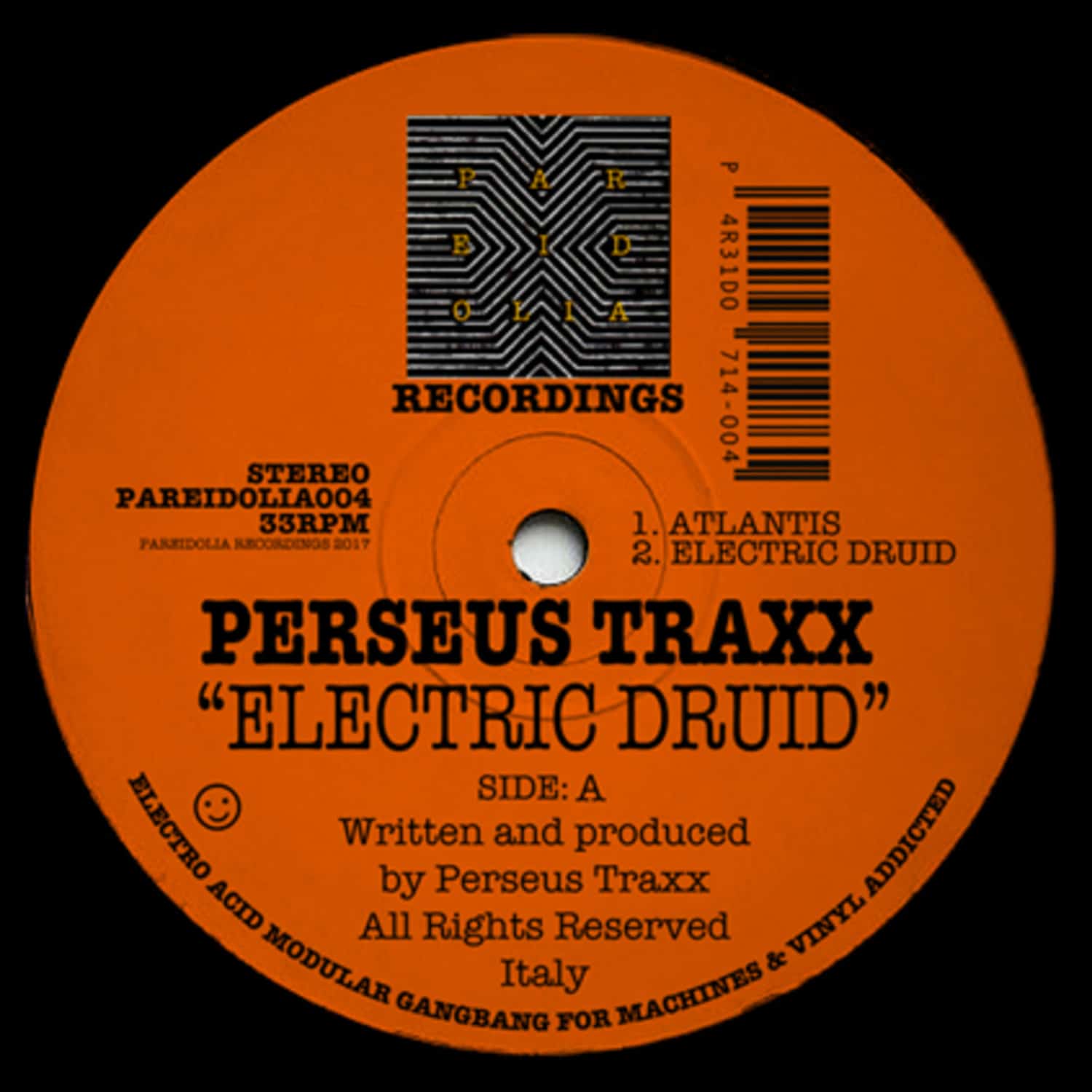 Perseus Traxx - ELECTRIC DRUID