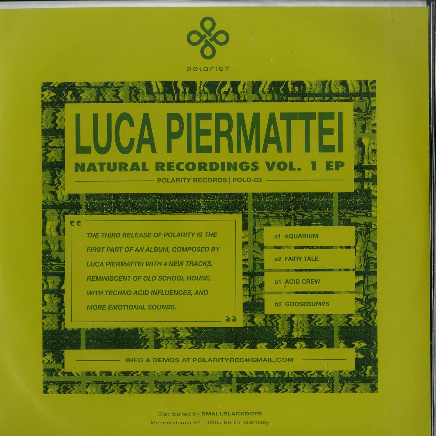 Luca Piermattei - NATURAL RECORDINGS VOL. 1 EP