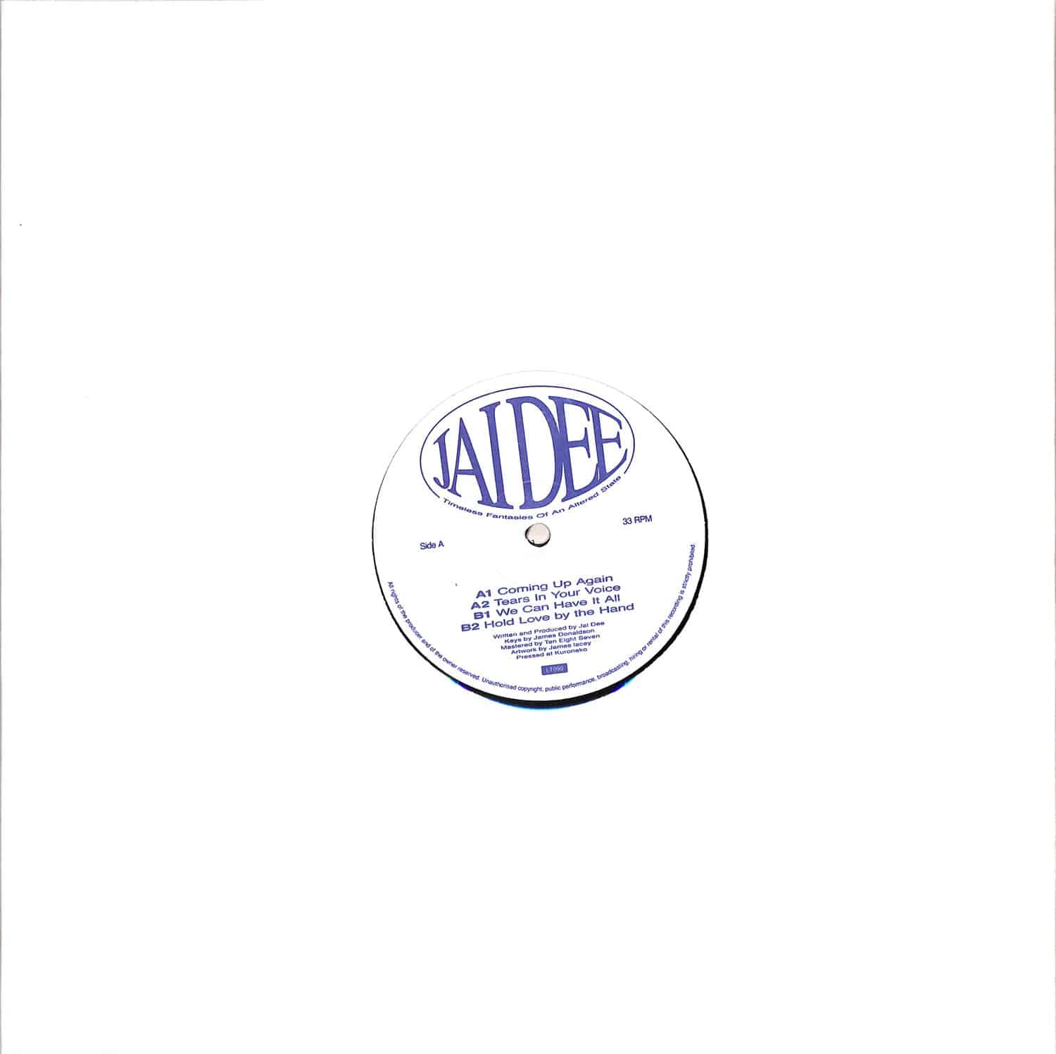 Jai Dee - TIMELESS FANTASIES OF AN ALTERED STATE