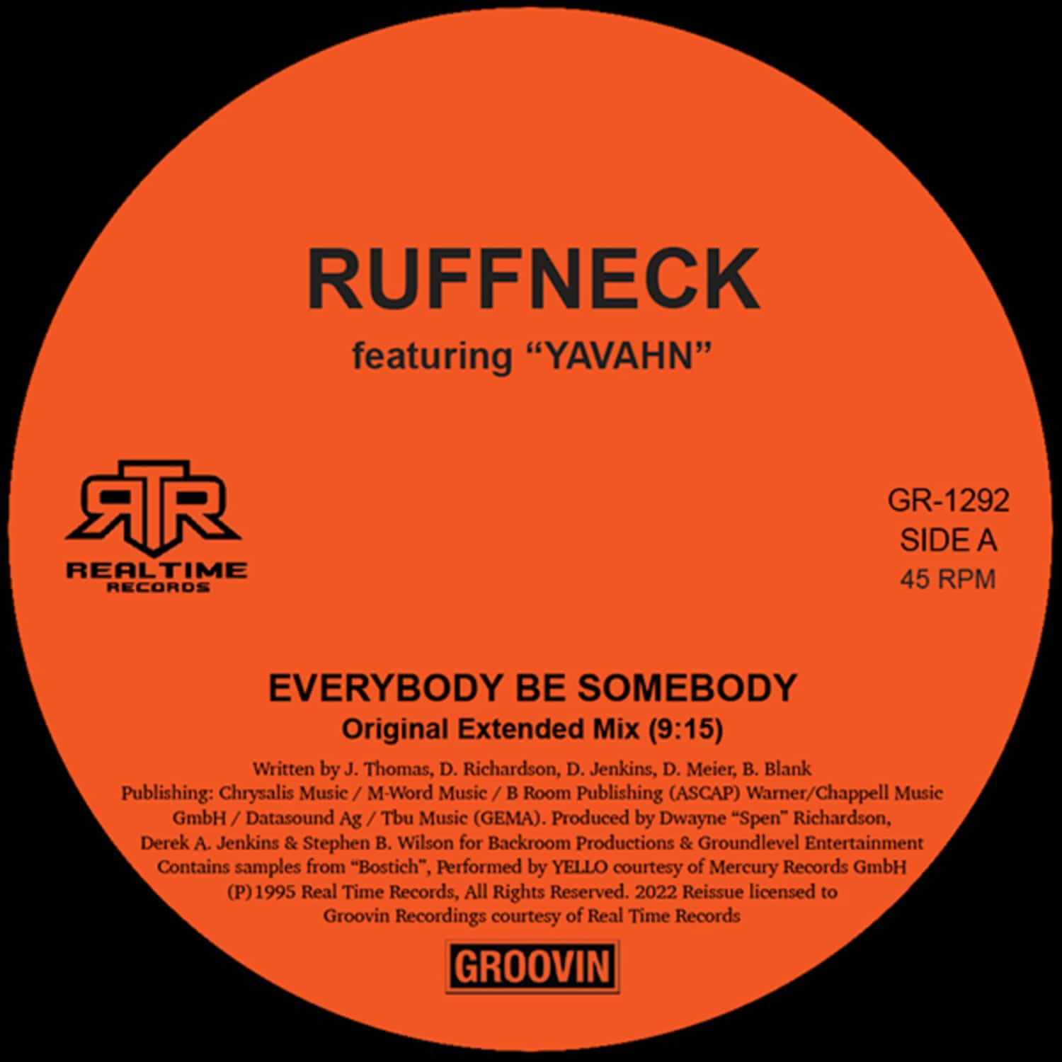 Ruffneck feat. Yavahn - EVERYBODY BE SOMEBODY
