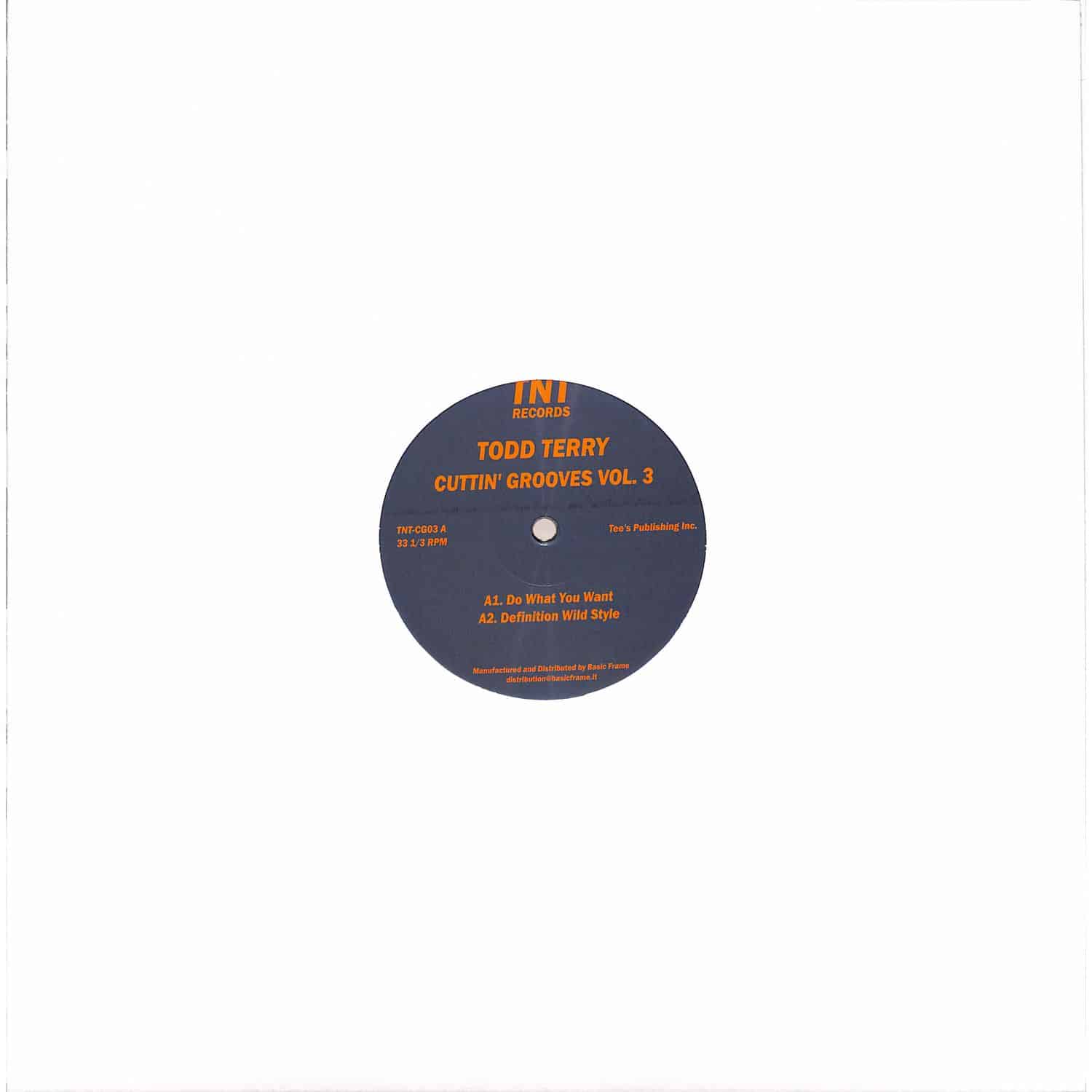 Todd Terry - CUTTIN GROOVES VOL. 3