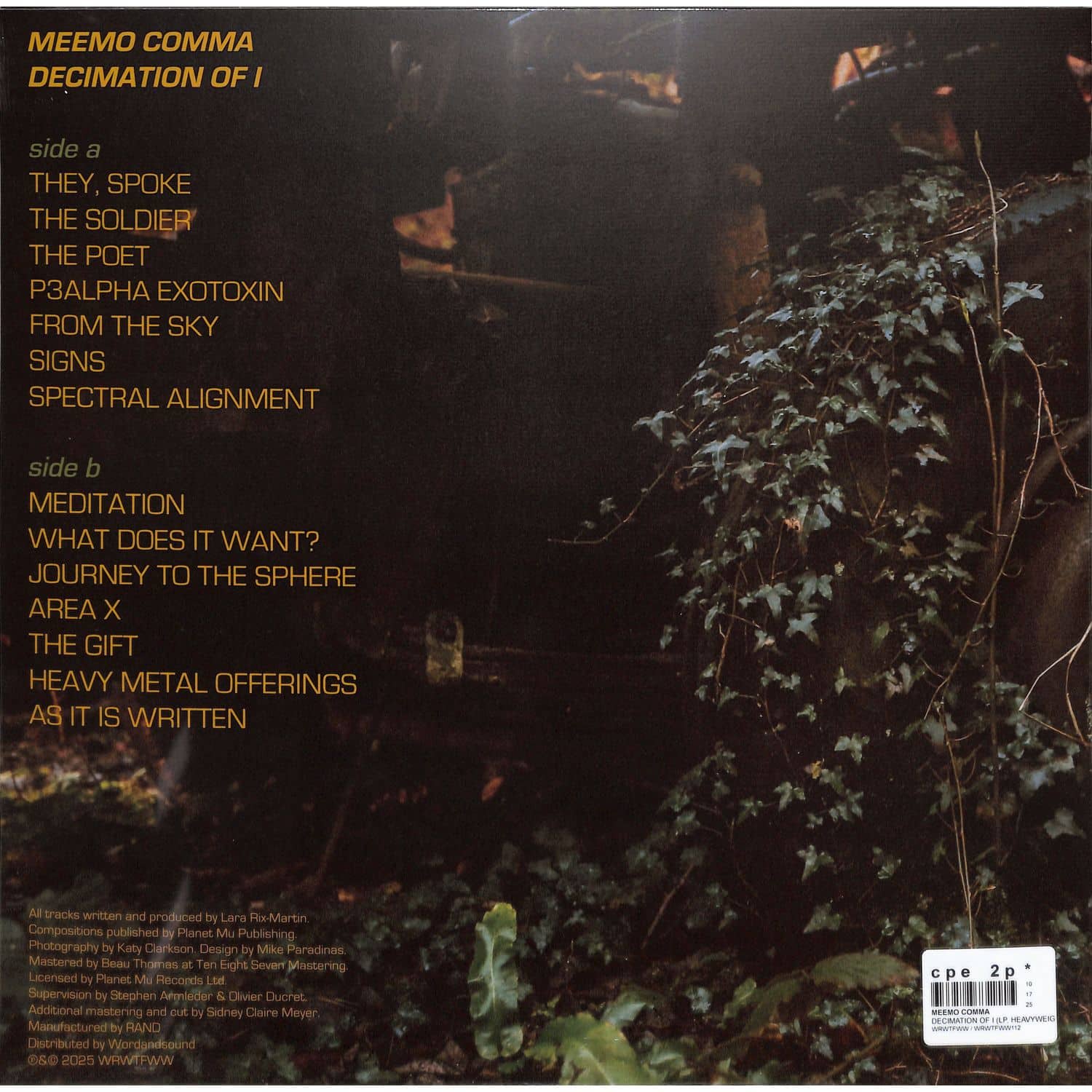 Meemo Comma - DECIMATION OF I