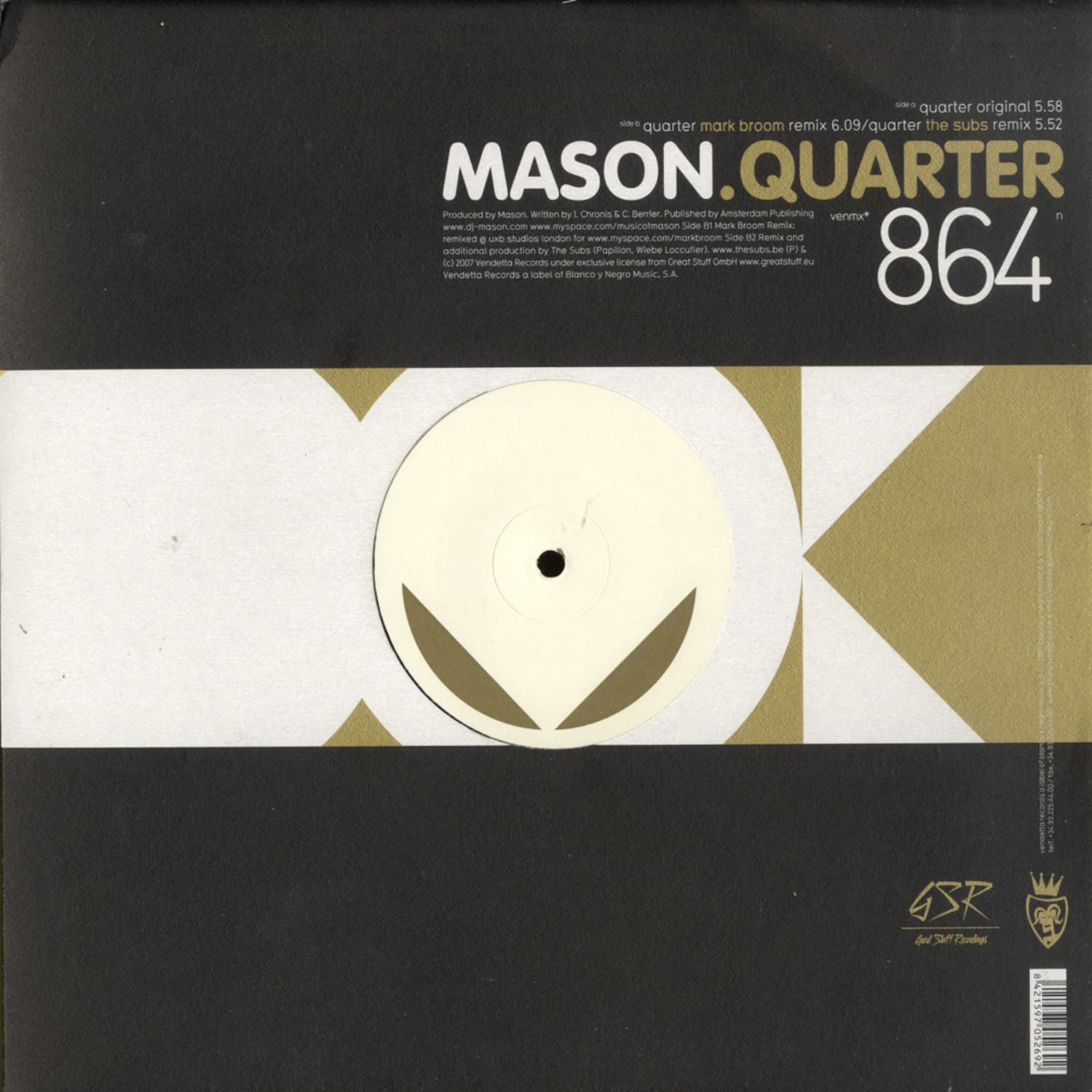 Mason - Quarter / Mark Broom Remix