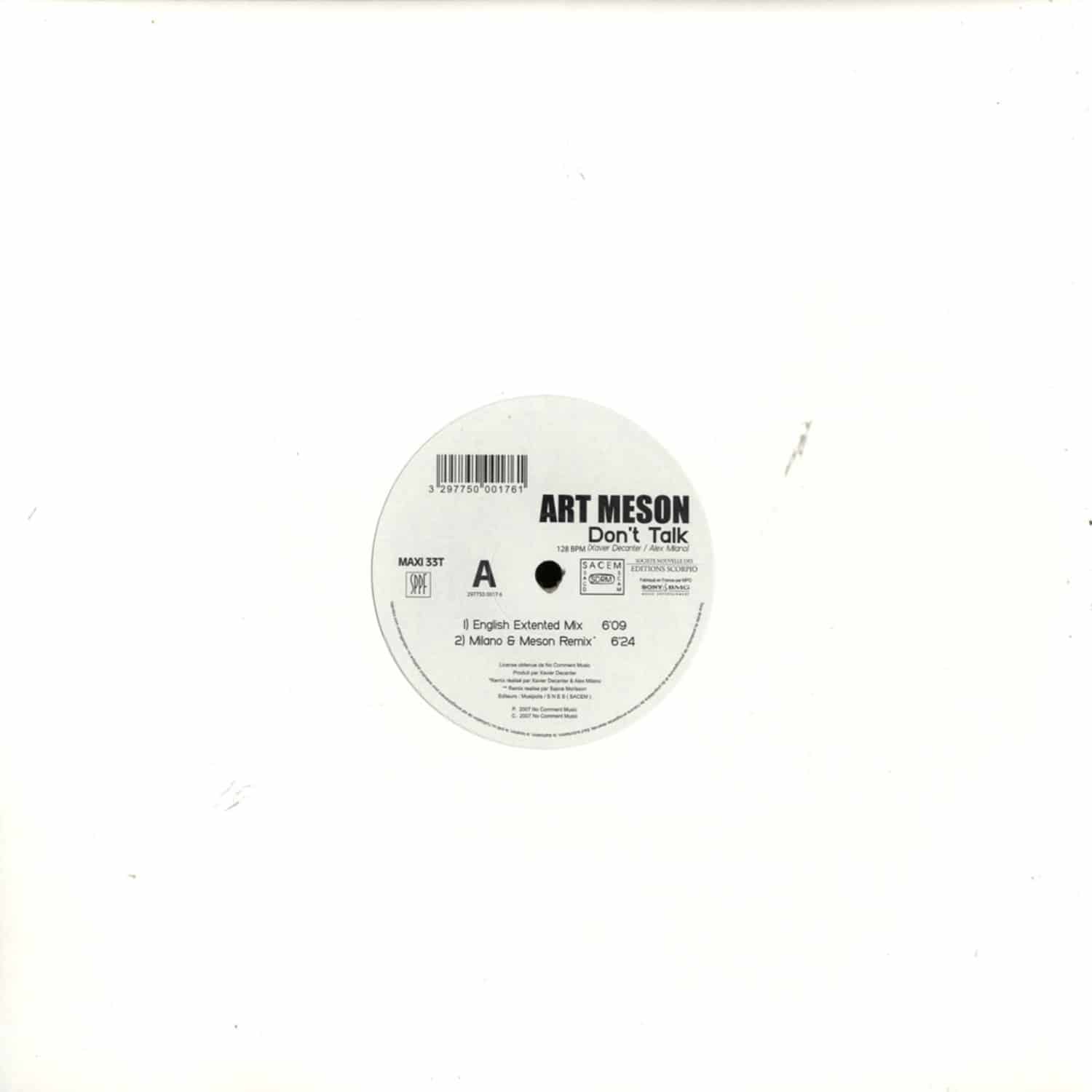 Art Meson - DONT TALK