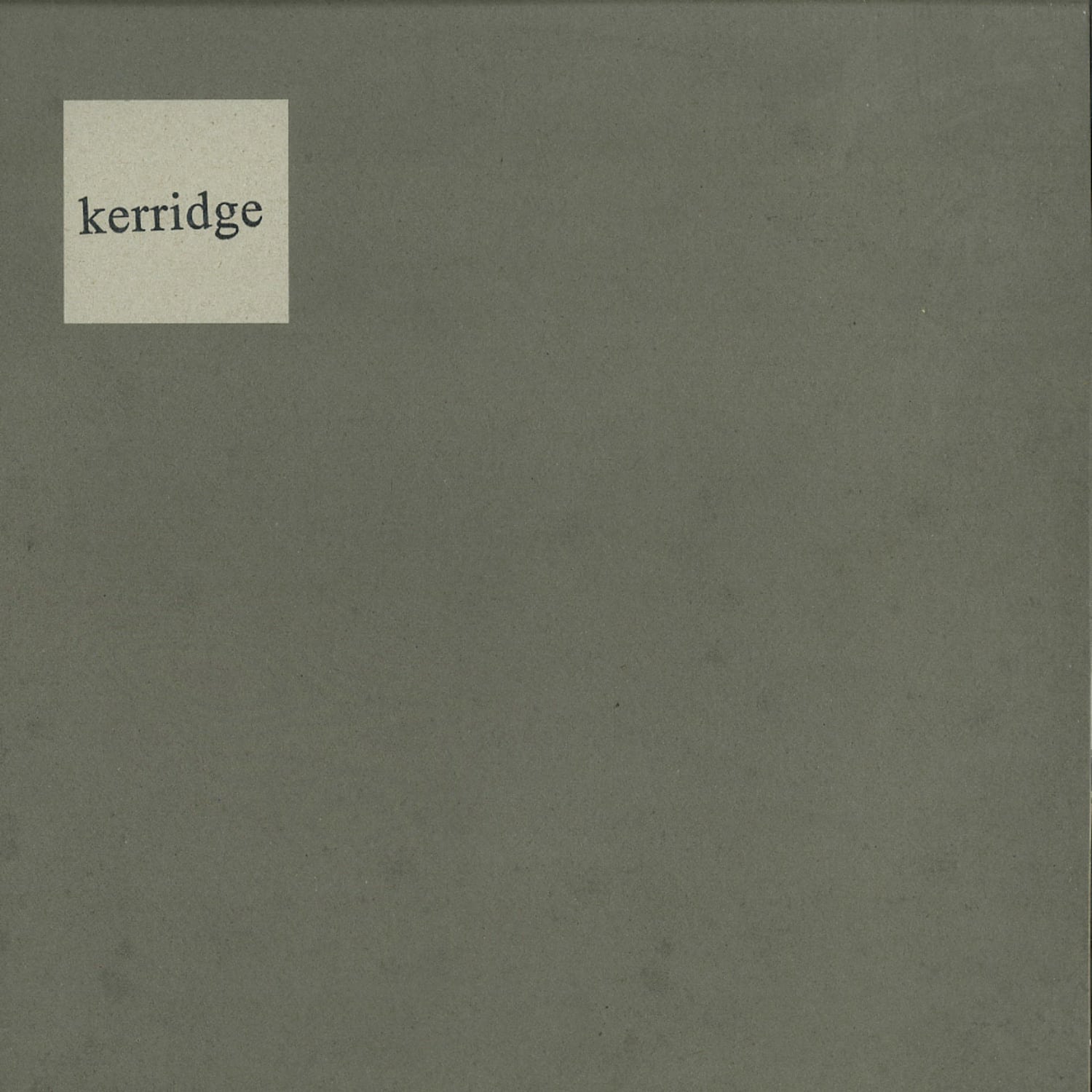 Kerridge - WAITING FOR LOVE