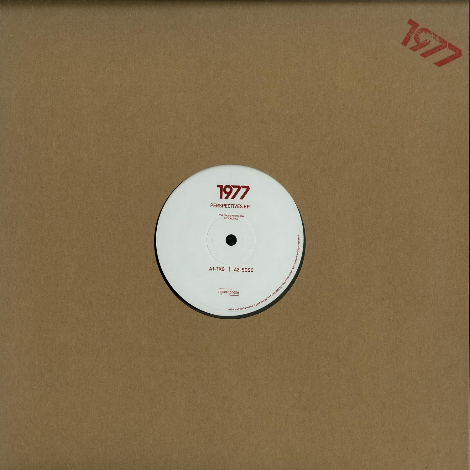 1977 - PERSPECTIVES EP