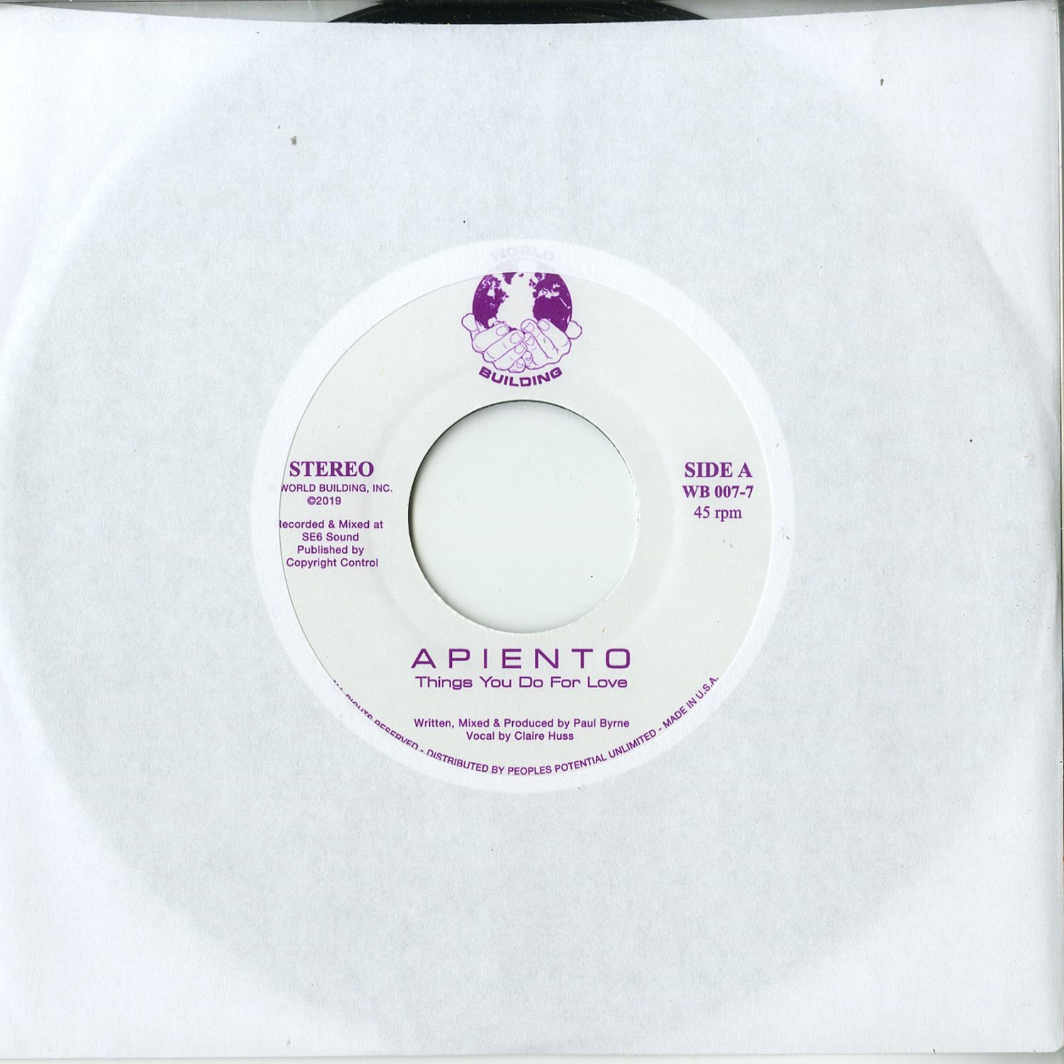 Apiento - Things You Do For Love 