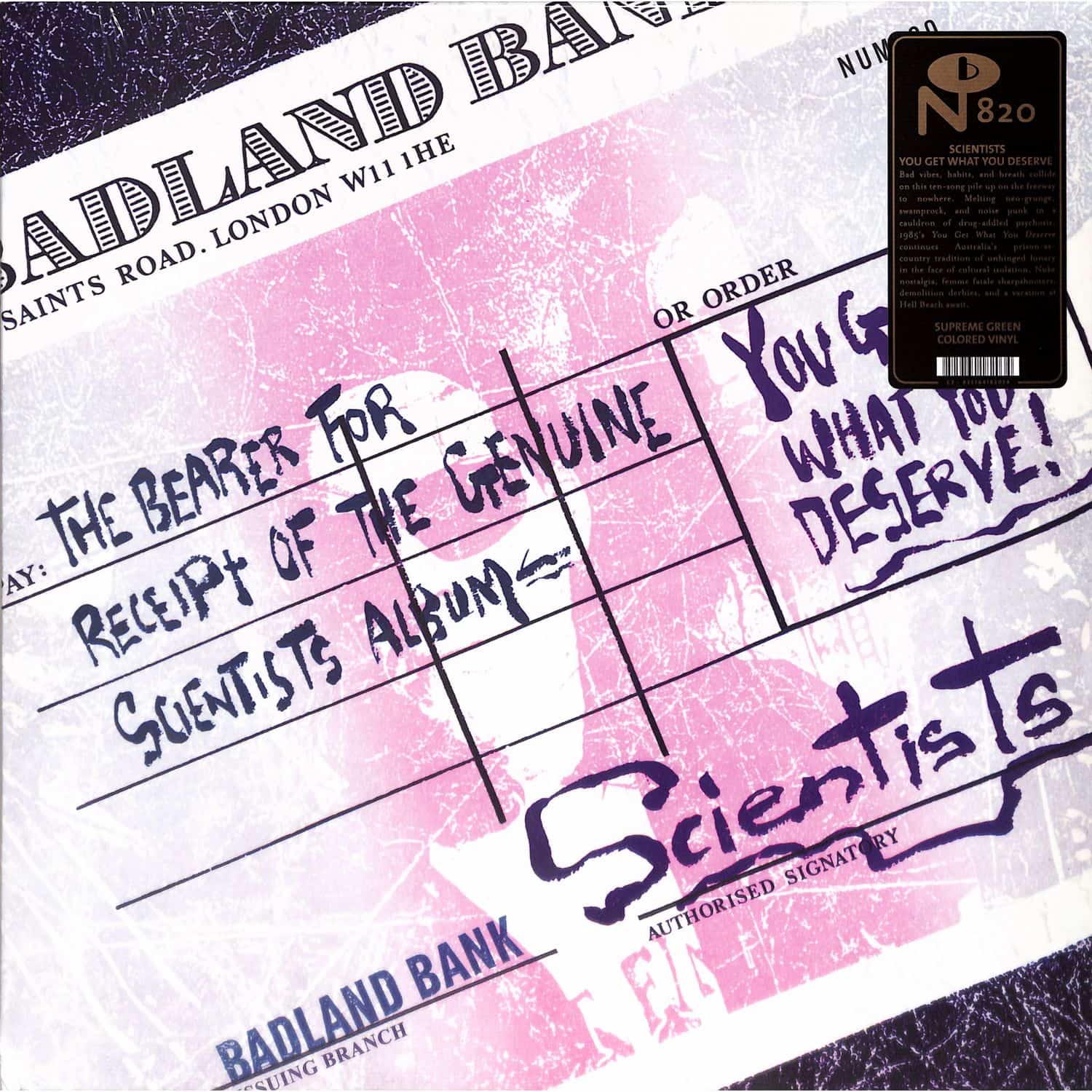 The Scientists - YOU GET WHAT YOU DESERVE 