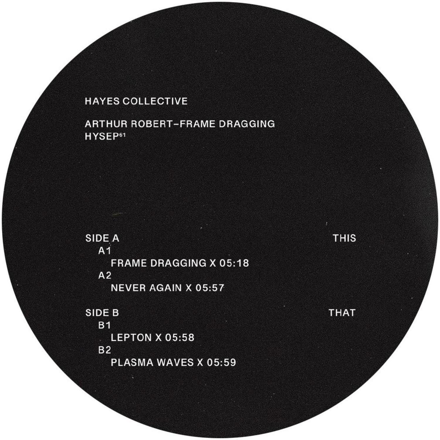 Arthur Robert - FRAME DRAGGING