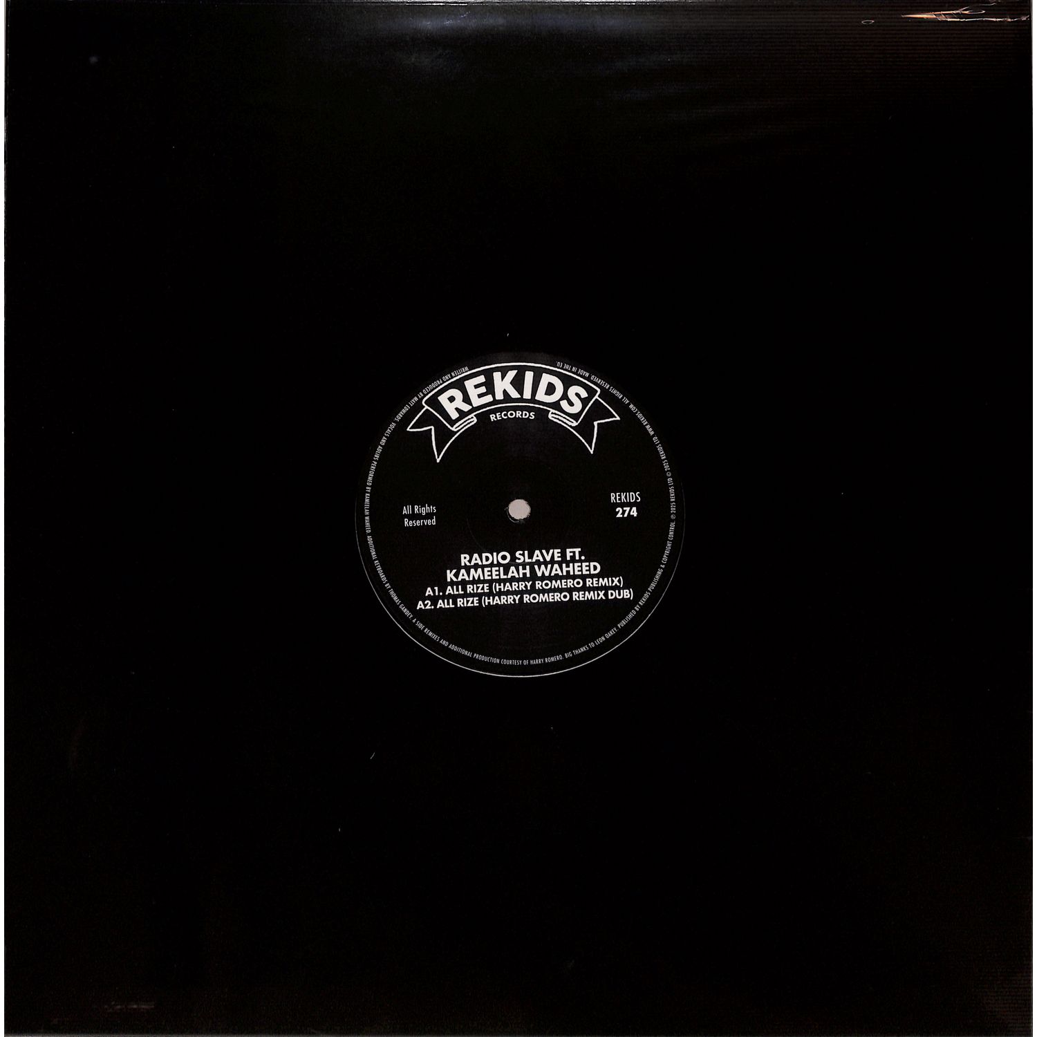 Radio Slave Ft Kameelah Waheed - ALL RIZE 