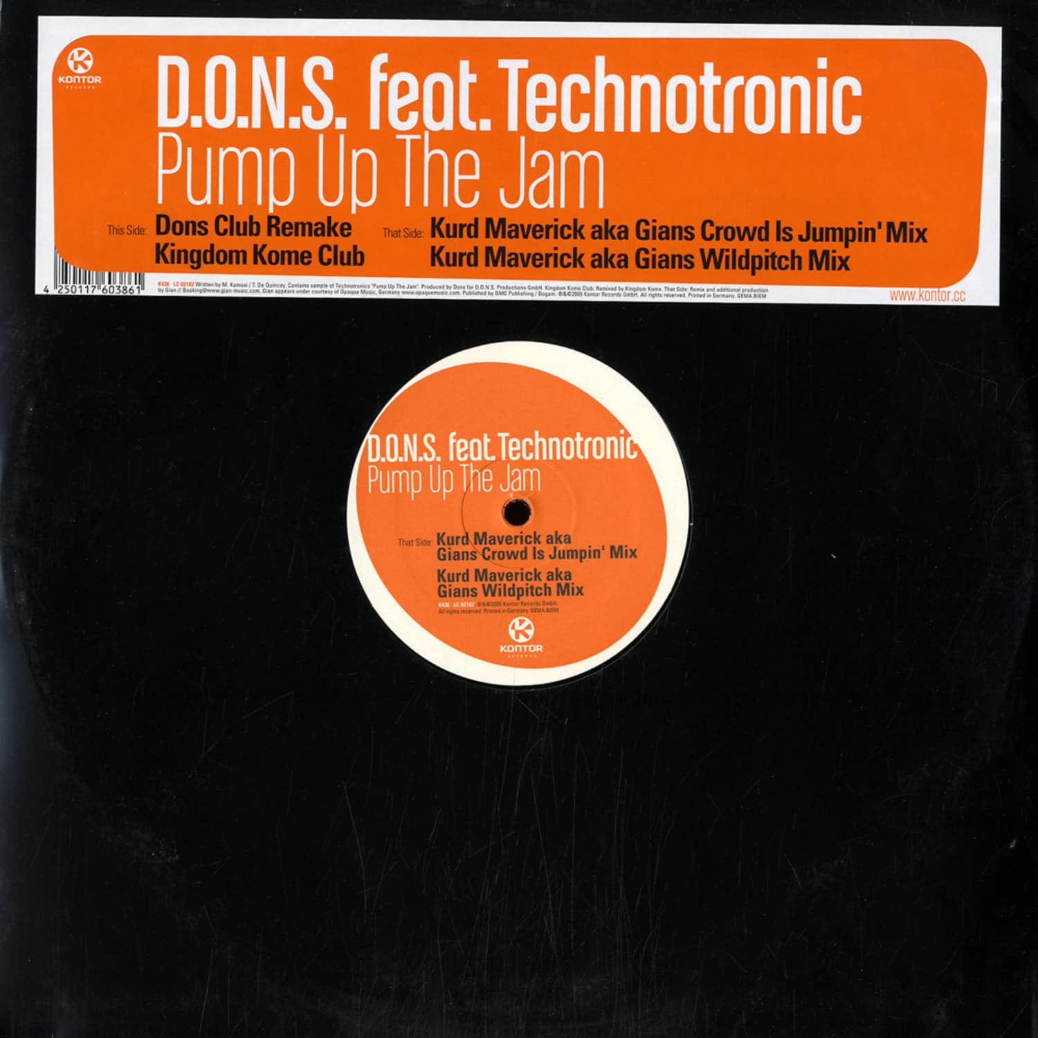 D.O.N.S. feat Technotronic - PUMP UP THE JAM