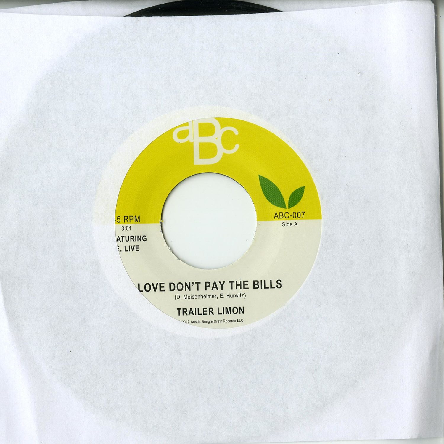 Trailer Limon - LOVE DONT PAY THE BILLS / DANCING WITH SOMEBODY 
