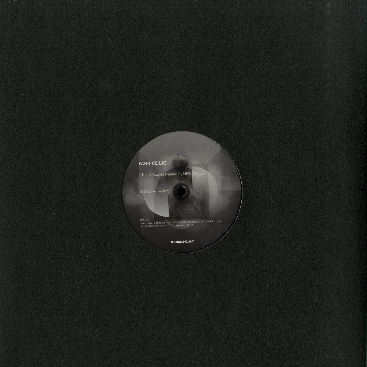 Fabrice Lig - 3 BLACK STONES TREATED BY HEIKO LAUX