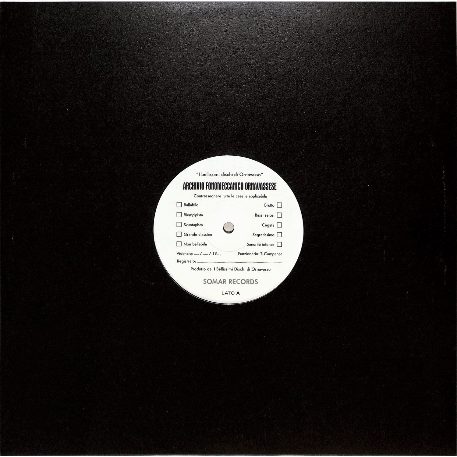 I Bellissimi Dischi di Ornavasso - ARCHIVIO FONOMECCANICO 1.0