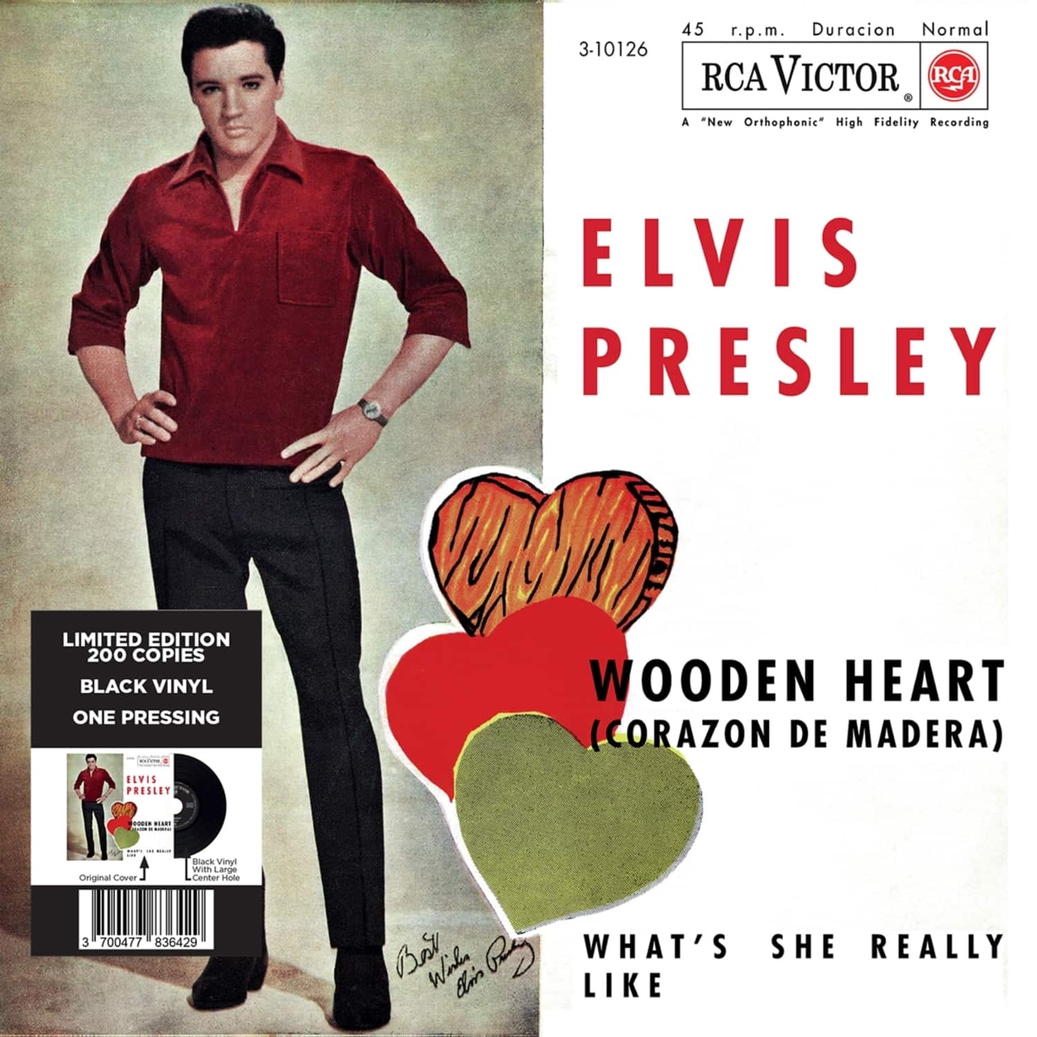 Elvis Presley - 7-WOODEN HEART 