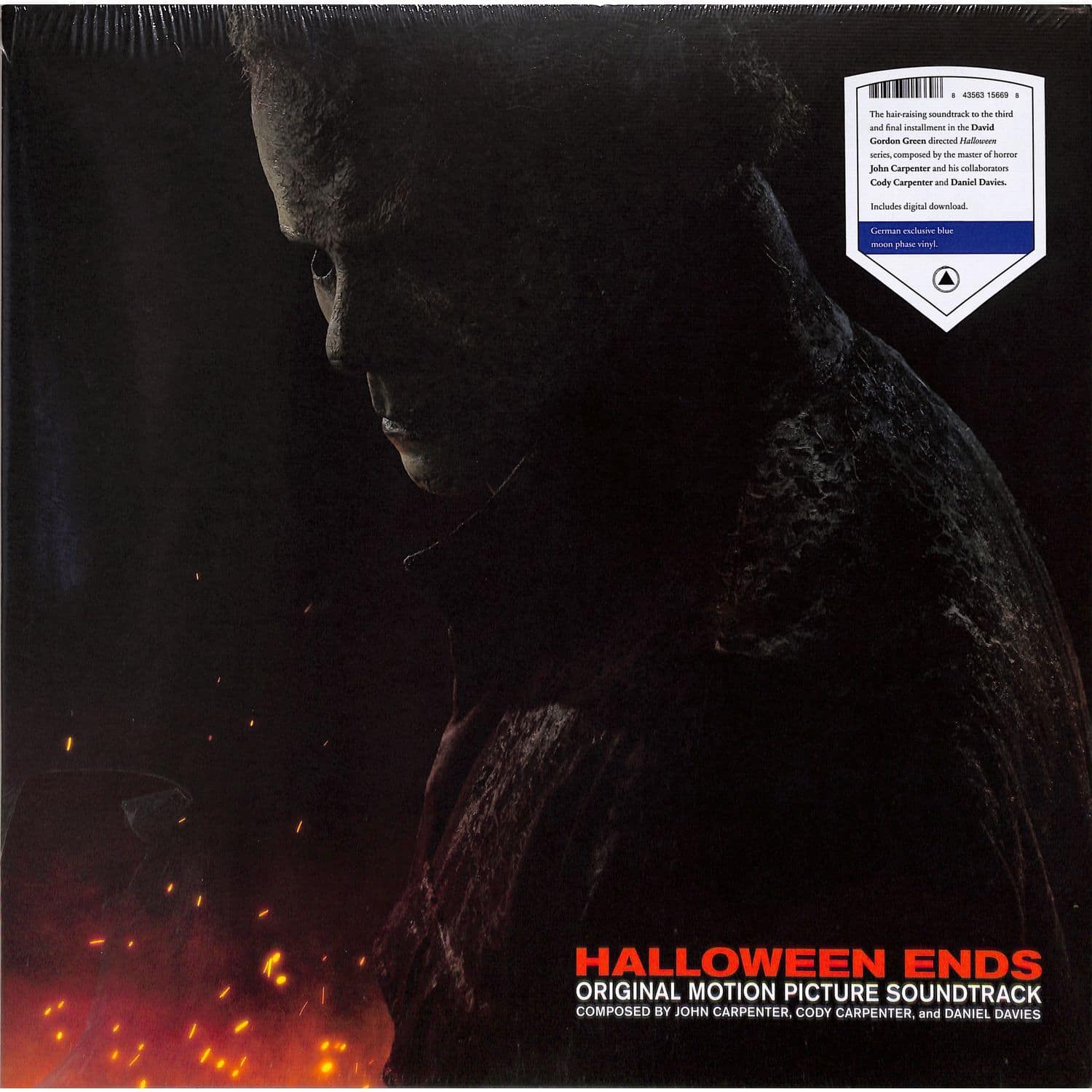 John Carpenter / Cody Carpenter / Daniel Davies - HALLOWEEN ENDS: OST -EXCLUSIVE BLUE MOON PHASE VIN 