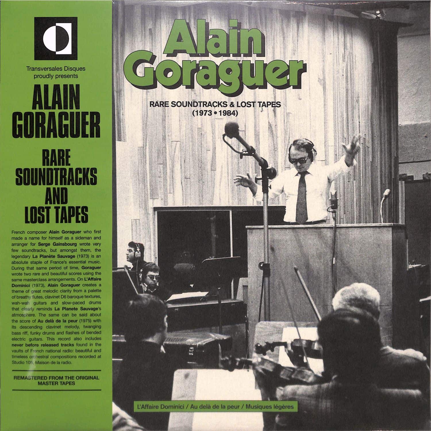 Alain Goraguer - RARE SOUNDTRACKS & LOST TAPES 