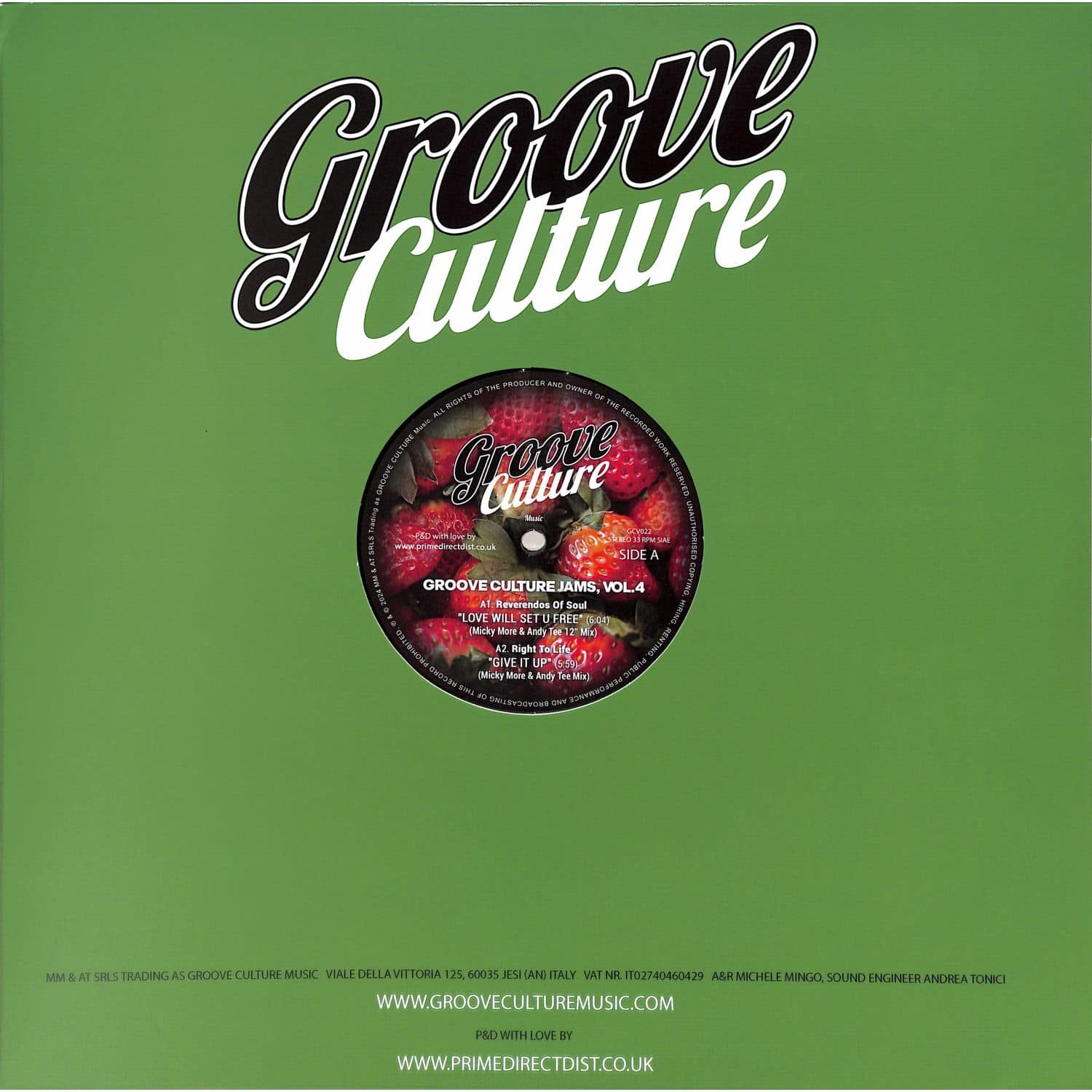 Reverendos Of Soul / Right To Life / Soulista / Serge Funk - GROOVE CULTURE JAMS VOL.4