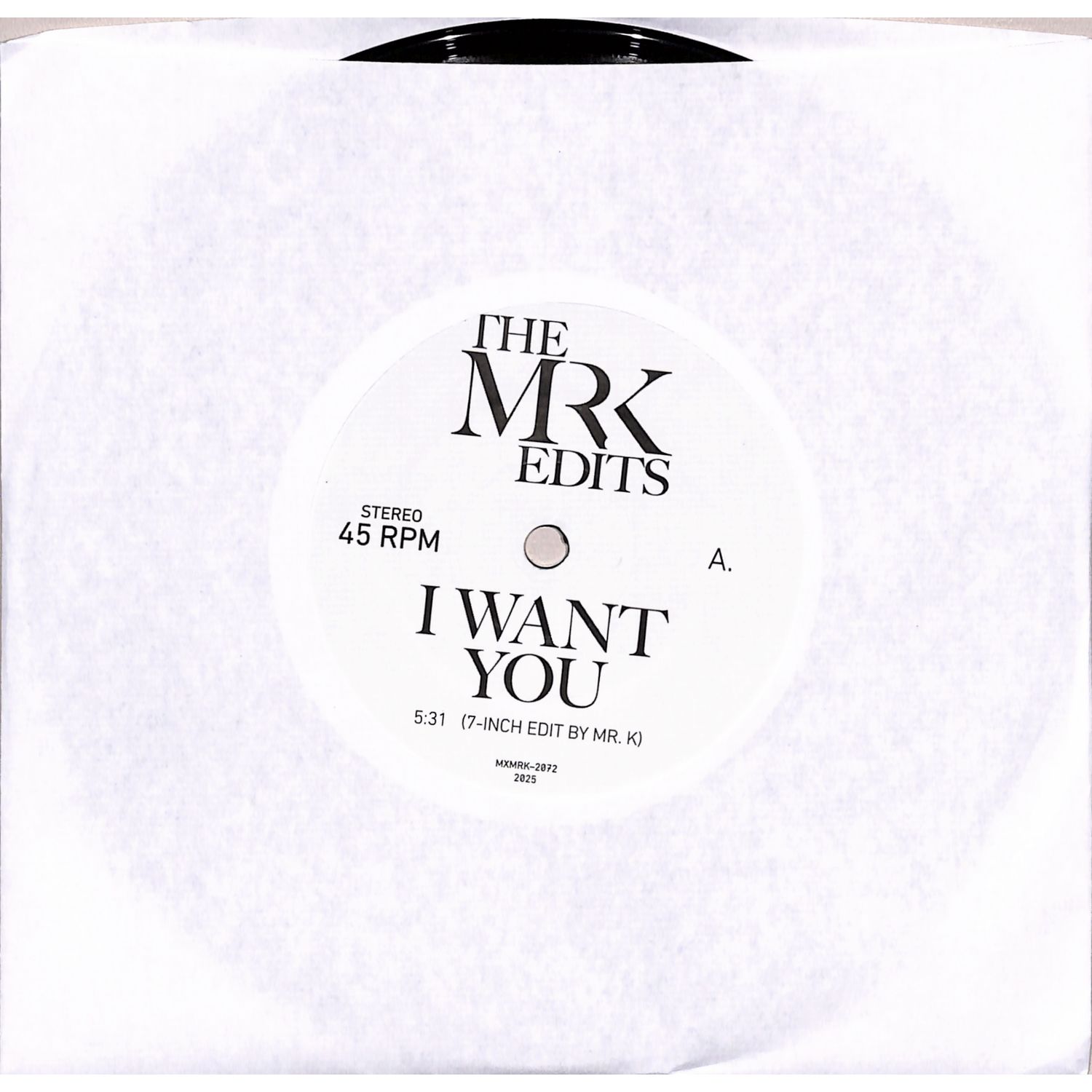The MRK Edits - I WANT YOU / ONLY THE STRONG SURVIVE 